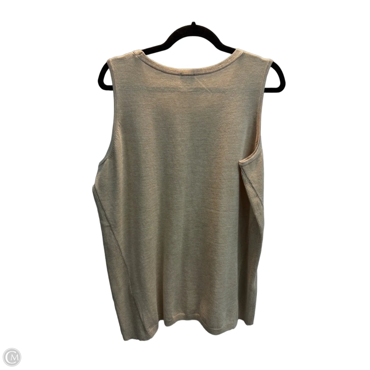 Top Sleeveless Basic By Chicos In Tan, Size: Xl