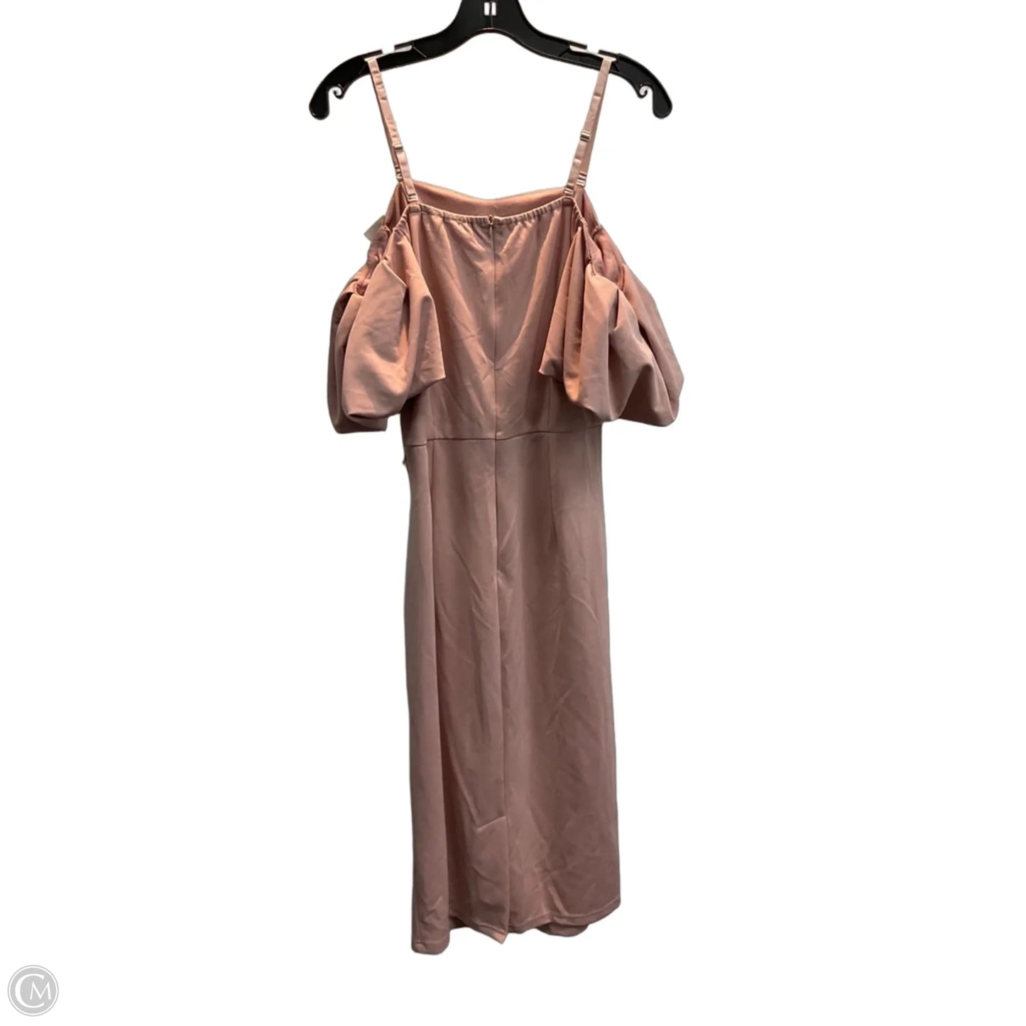 Dress Party Midi By Clothes Mentor In Pink, Size: L