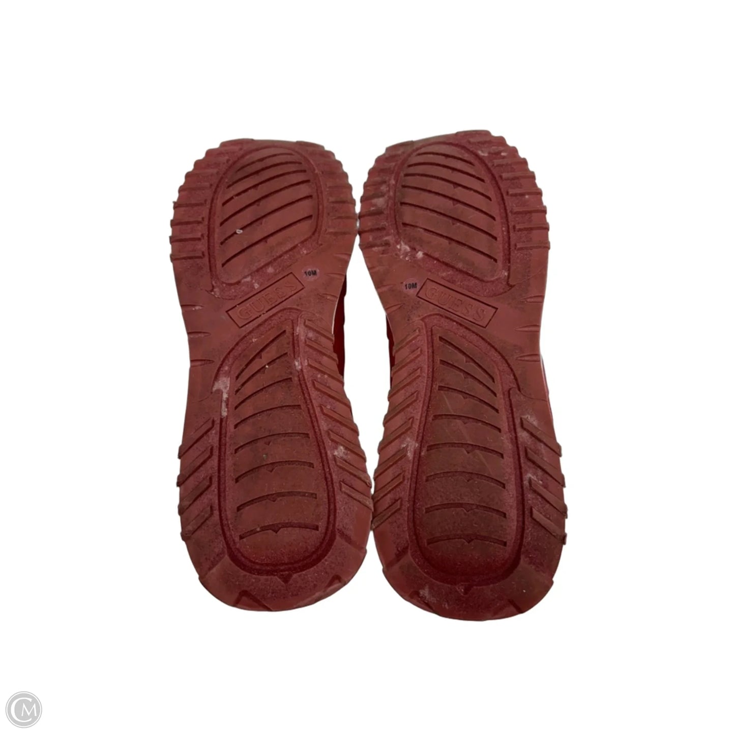 Shoes Sneakers By Guess In Red, Size: 10