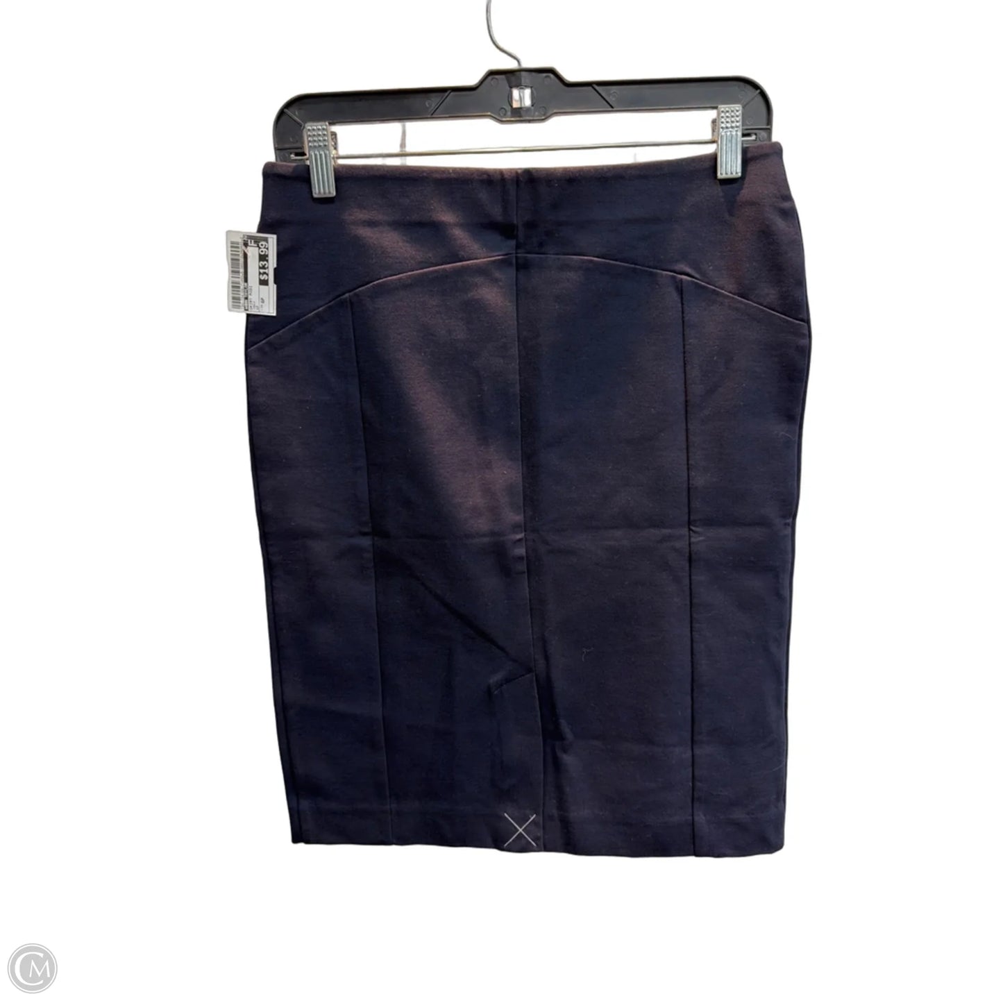 Skirt Midi By Ann Taylor In Navy, Size: 6p