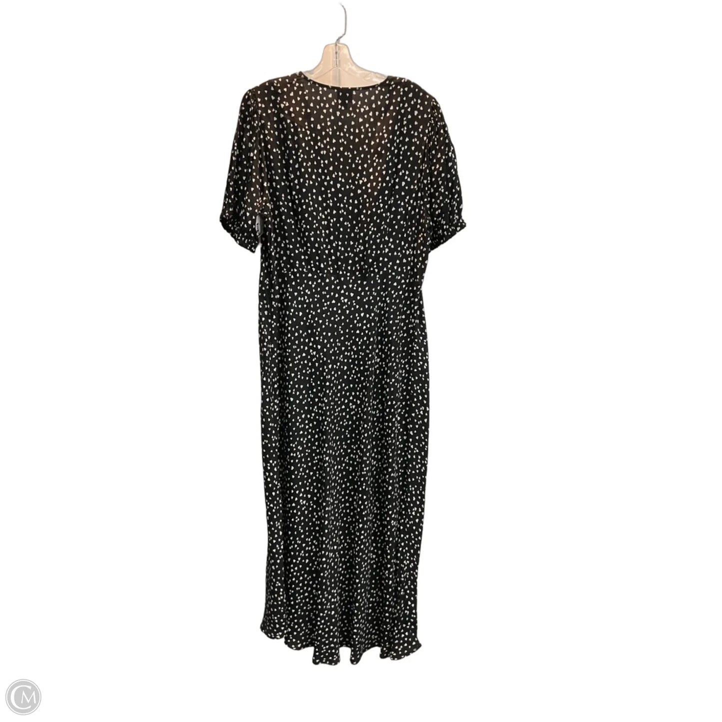 Dress Casual Maxi By A New Day In Polkadot Pattern, Size: Xxl