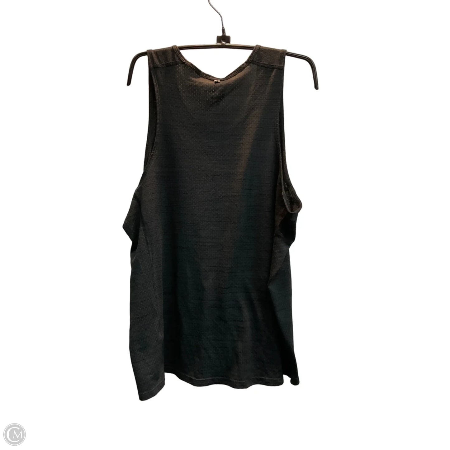 Athletic Tank Top By Nike Apparel In Black, Size: L