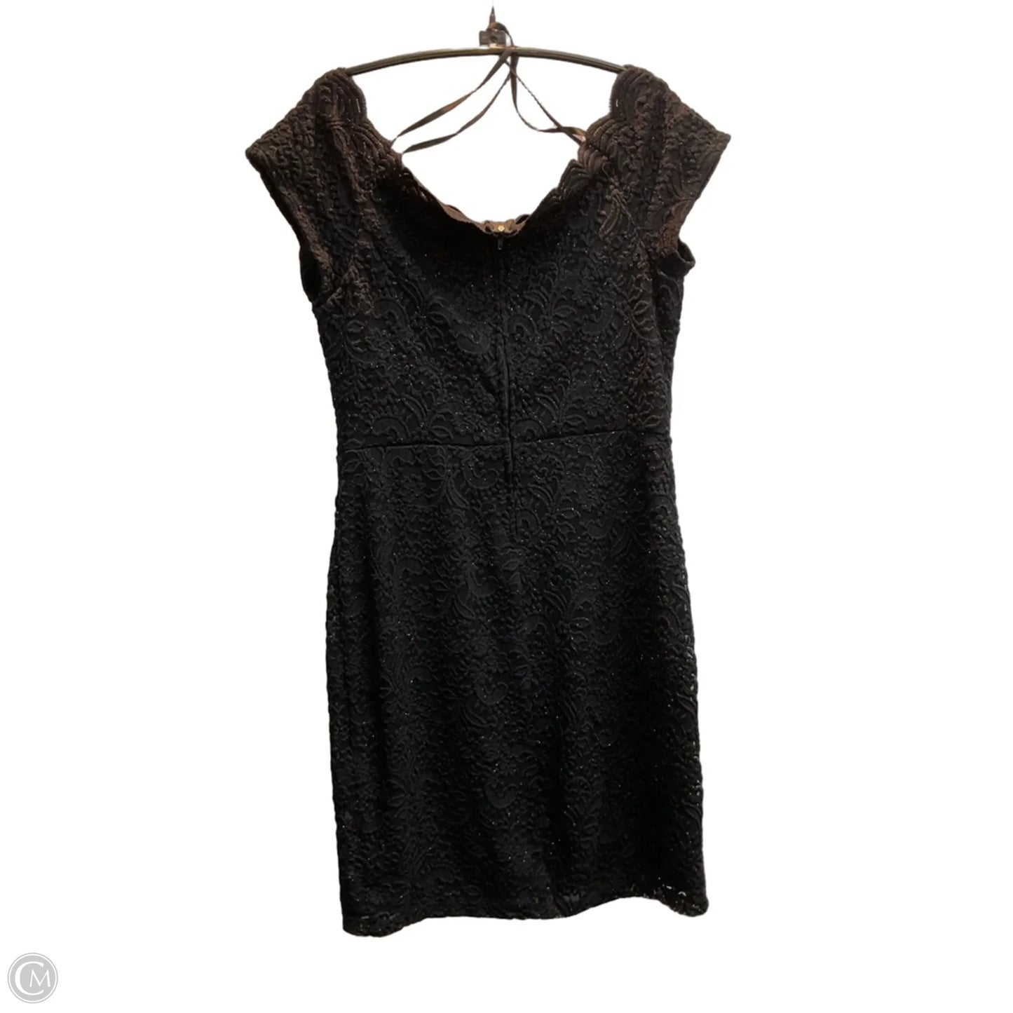 Dress Party Midi By Premier Amour In Black, Size: Xl