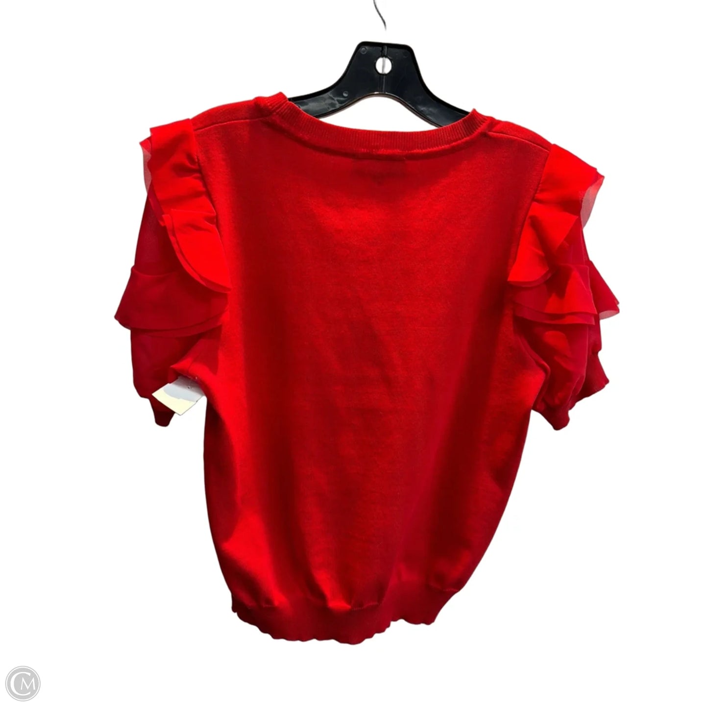 Top Short Sleeve By Nanette By Nanette Lepore In Red, Size: M