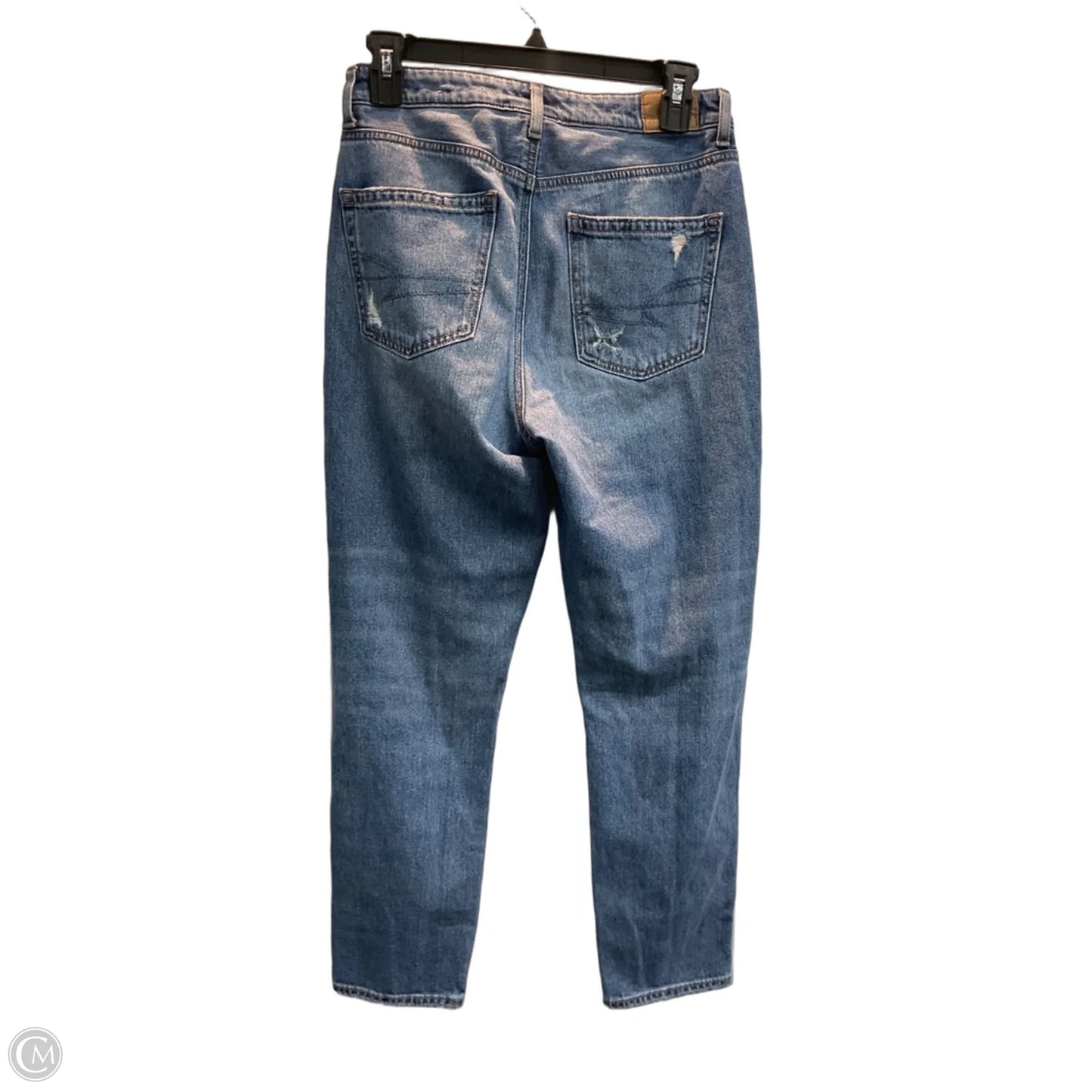 Jeans Straight By American Eagle In Blue, Size: 2p