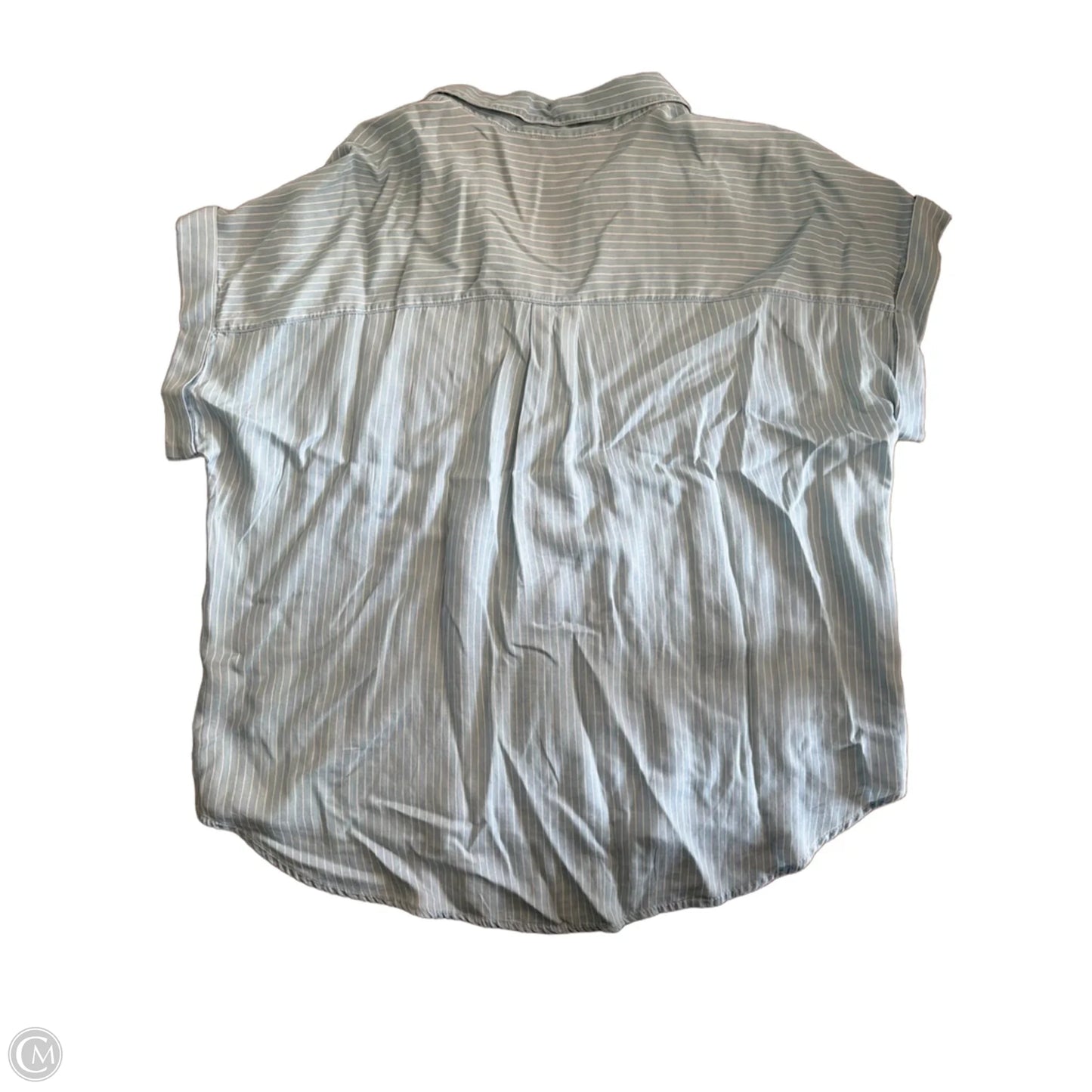 Top Short Sleeve By Jane And Delancey In Blue, Size: 1x