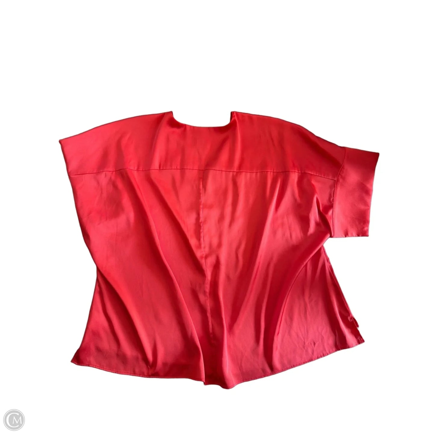 Top Short Sleeve By Worthington In Orange, Size: 1x