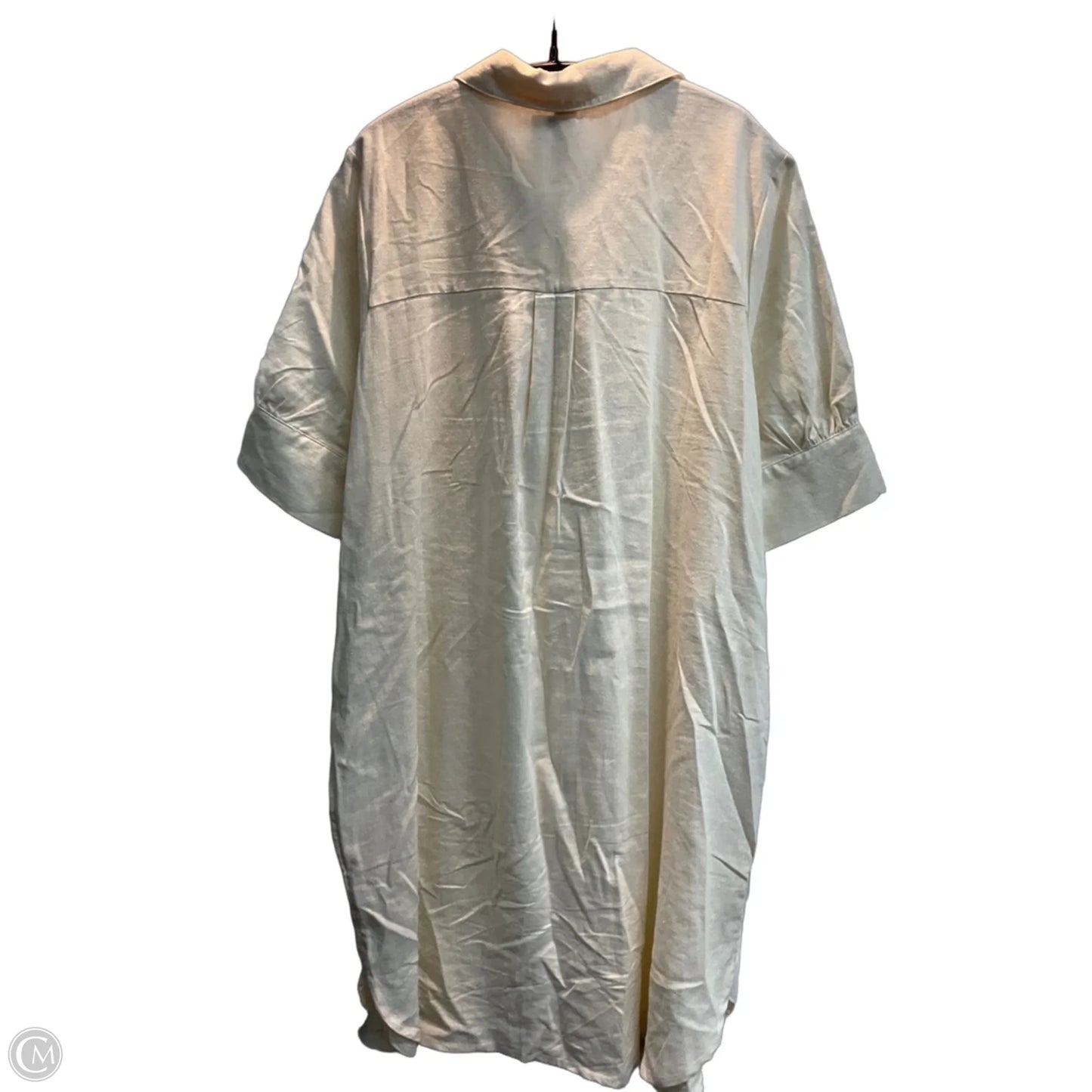 Dress Casual Midi By Old Navy In Cream, Size: L