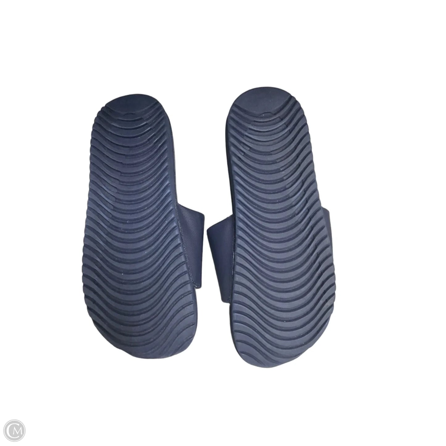 Sandals Flats By Nike In Navy, Size: 9