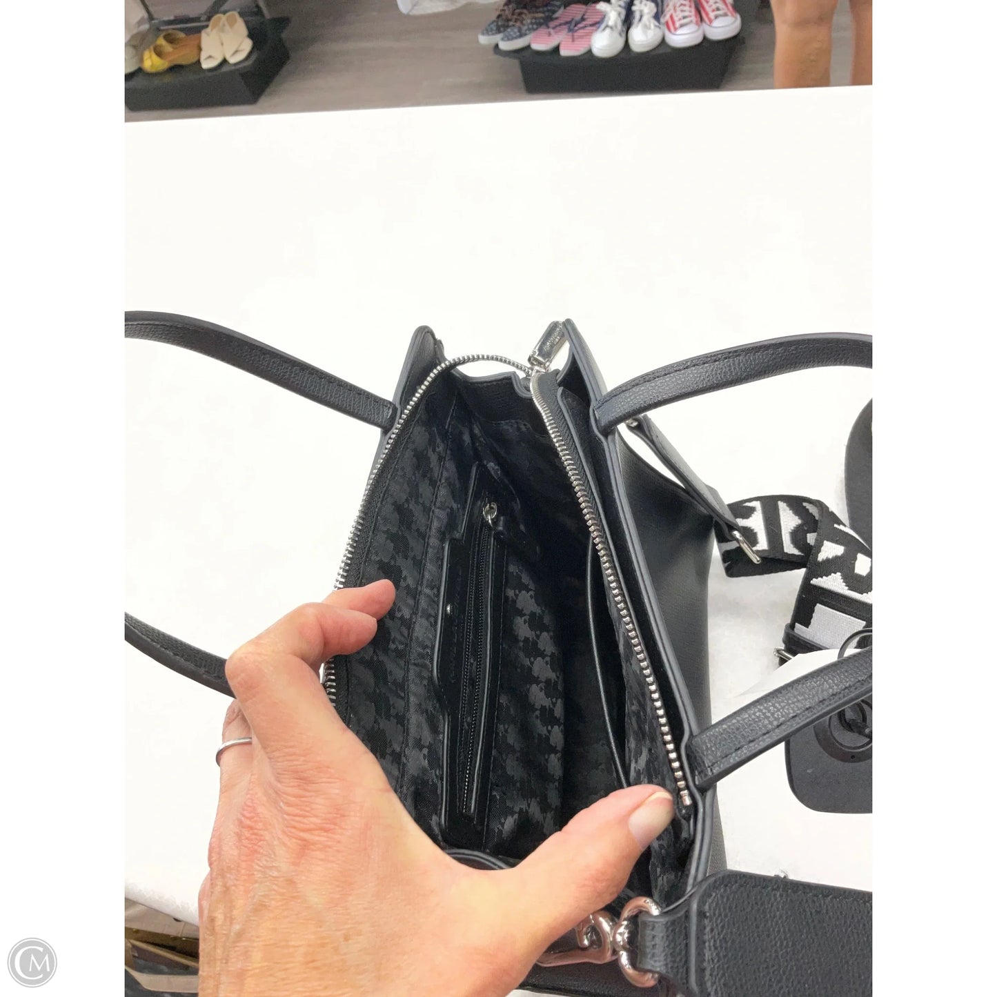 Crossbody Designer By Karl Lagerfeld, Size: Small