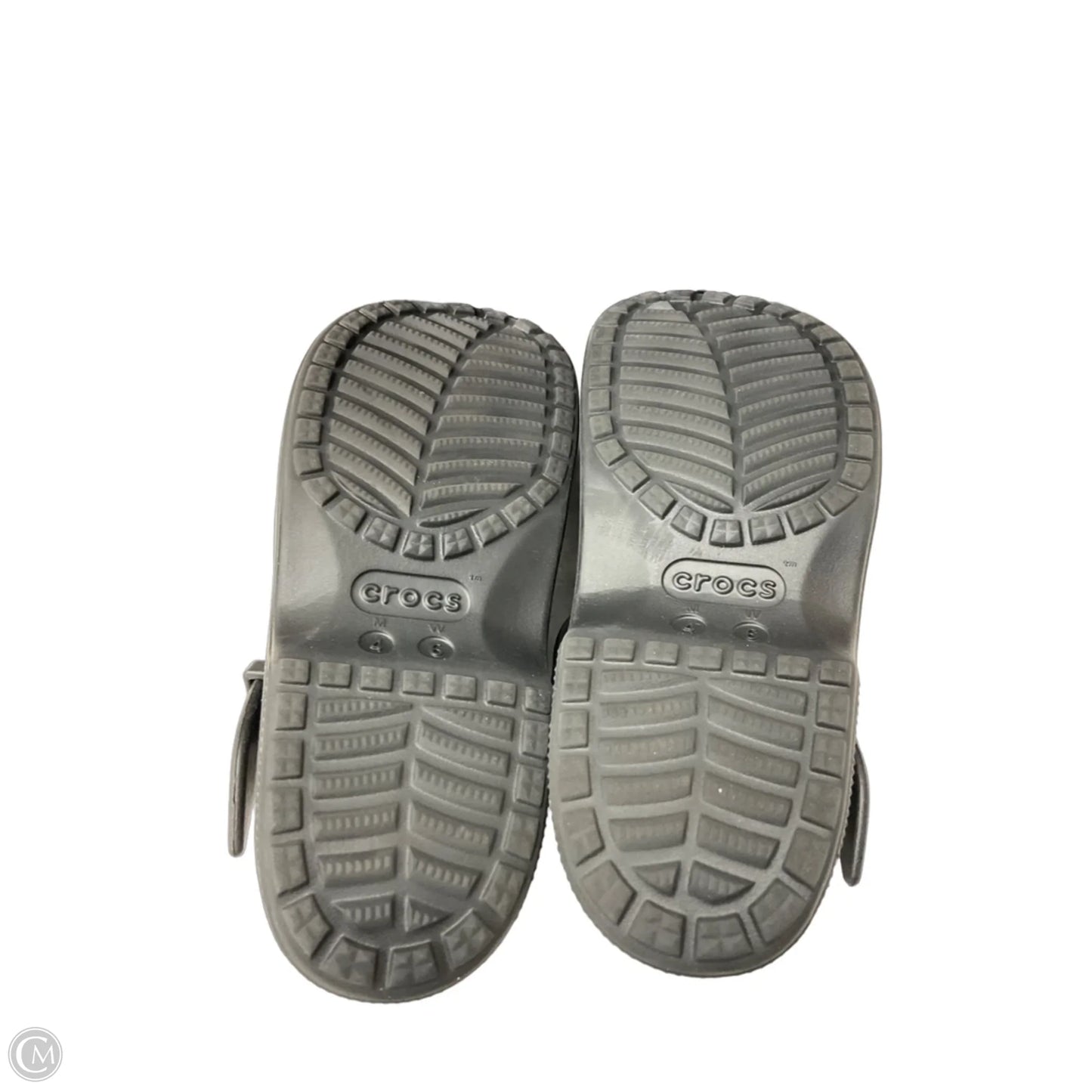 Shoes Flats By Crocs In Black, Size: 6