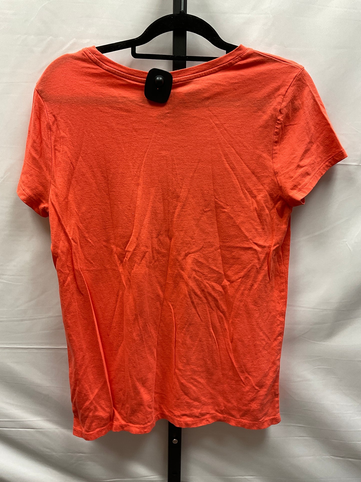 Orange Top Short Sleeve Basic Gap, Size L