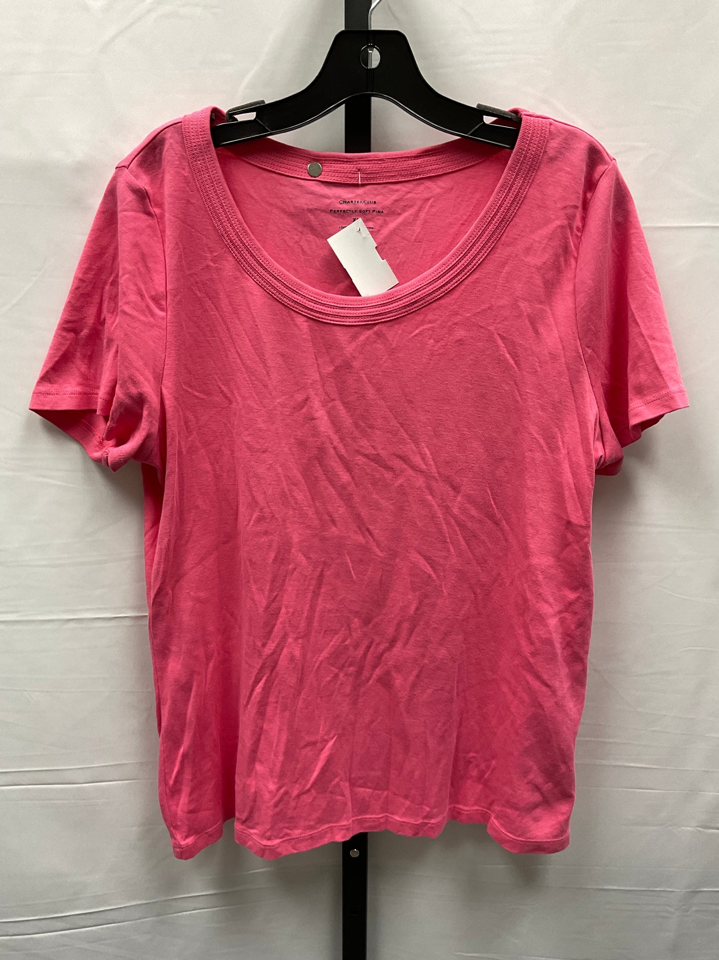 Top Short Sleeve By Charter Club Size: Xl