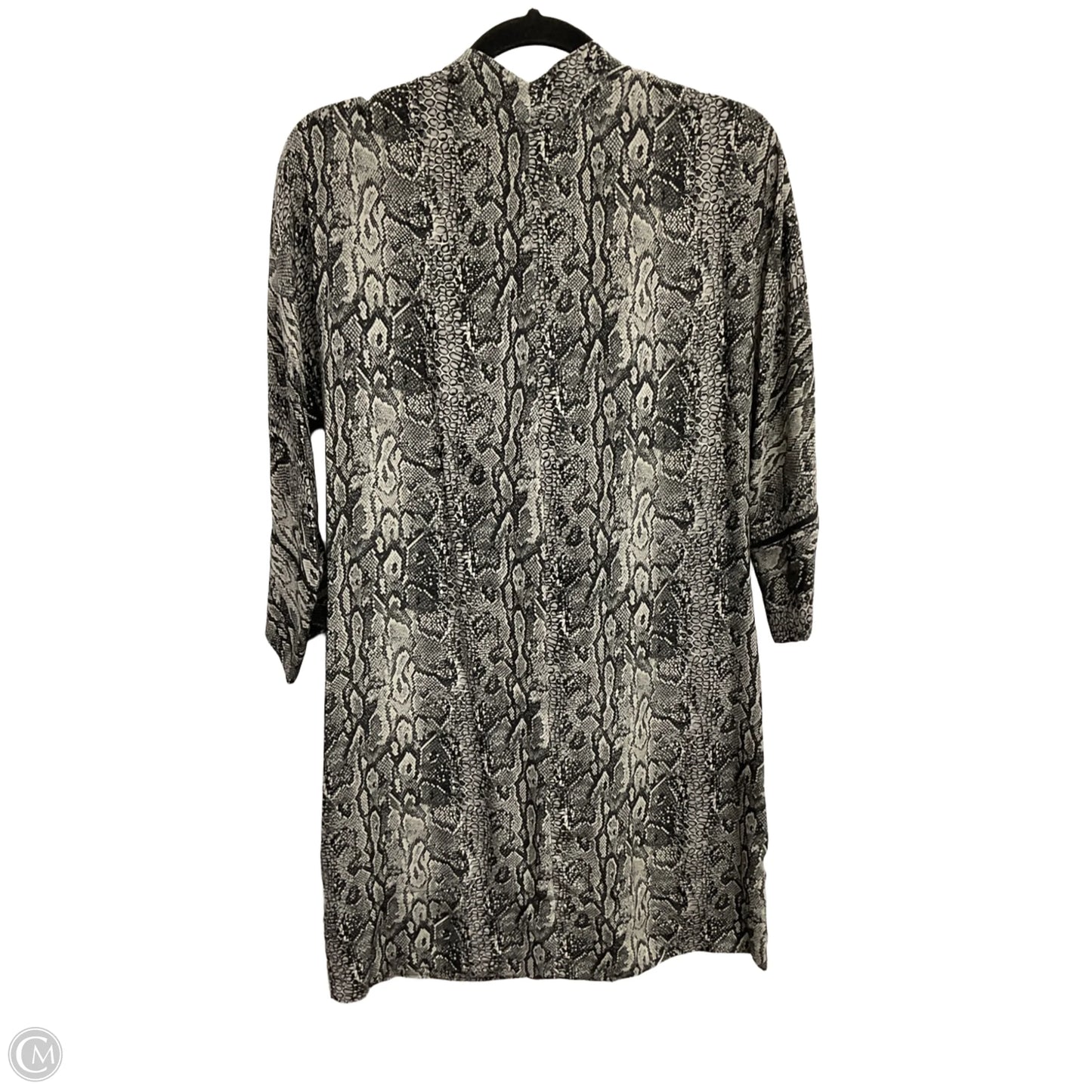Dress Casual Midi By Bcbgmaxazria In Snakeskin Print, Size: S