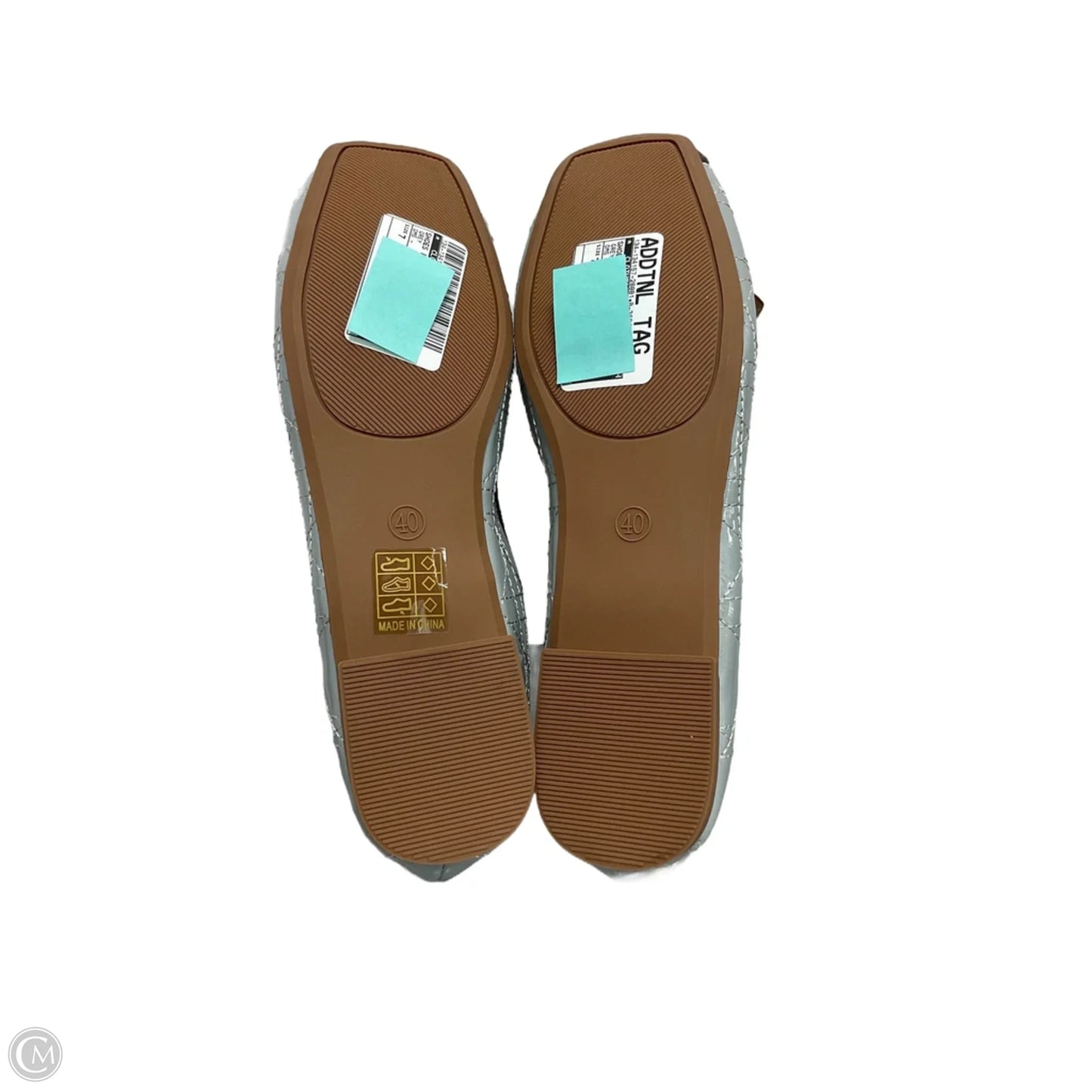 Shoes Flats By Clothes Mentor In Grey, Size: 7