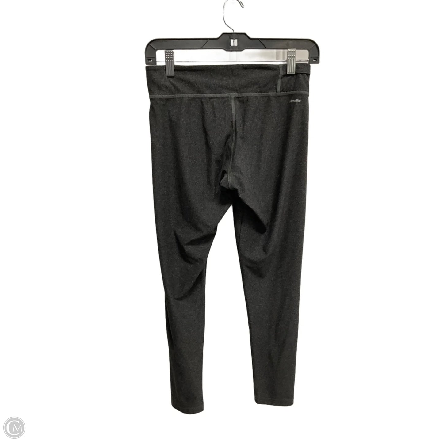 Athletic Leggings By Adidas In Grey, Size: S