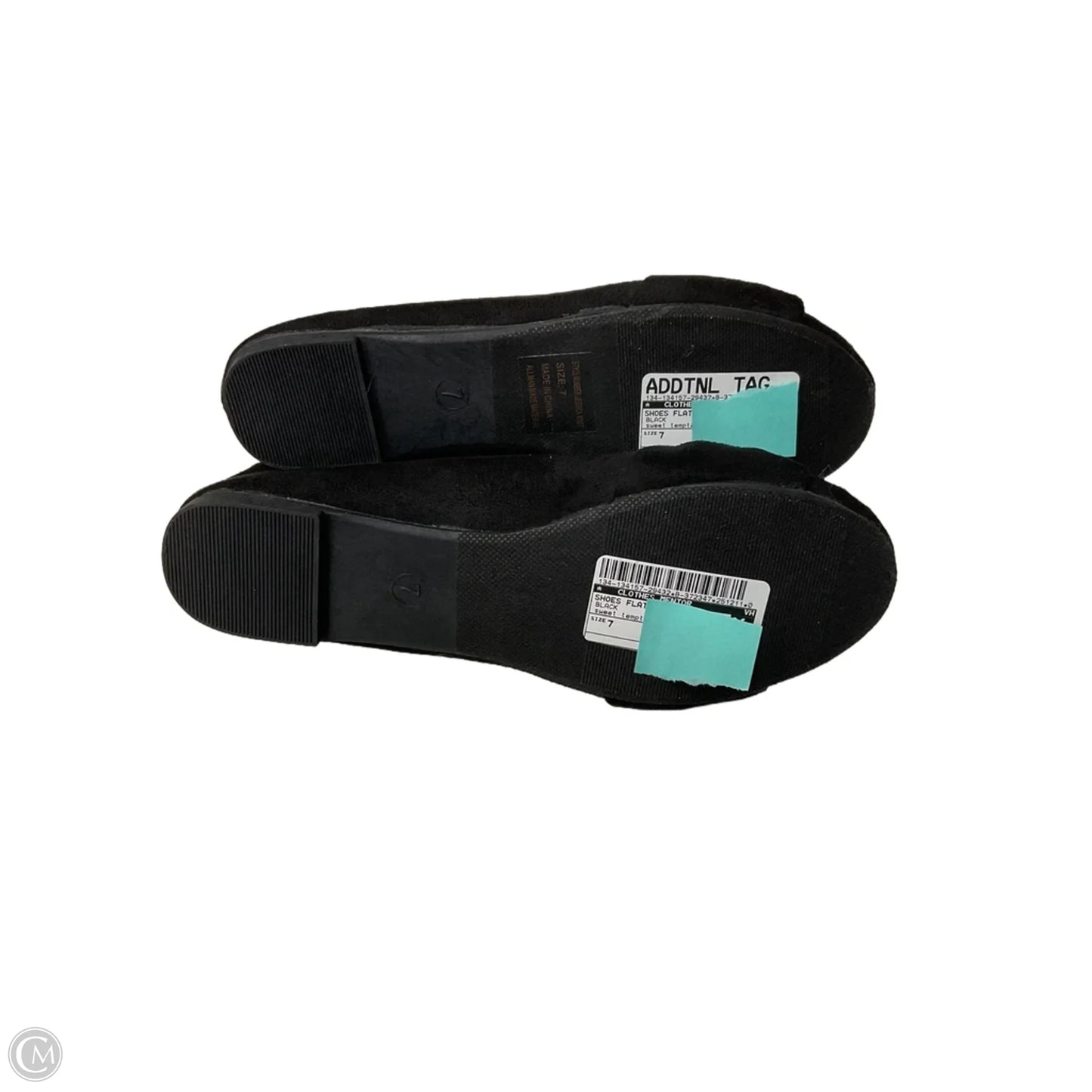 Shoes Flats By Clothes Mentor In Black, Size: 7