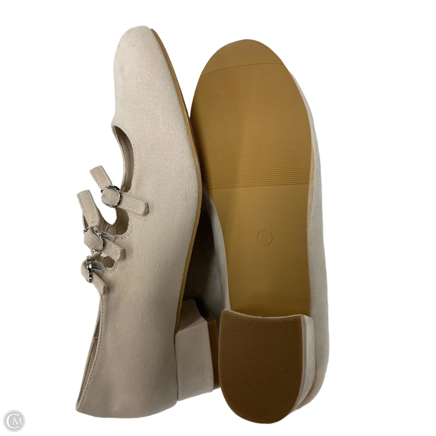 Shoes Heels Block By Clothes Mentor In White, Size: 8