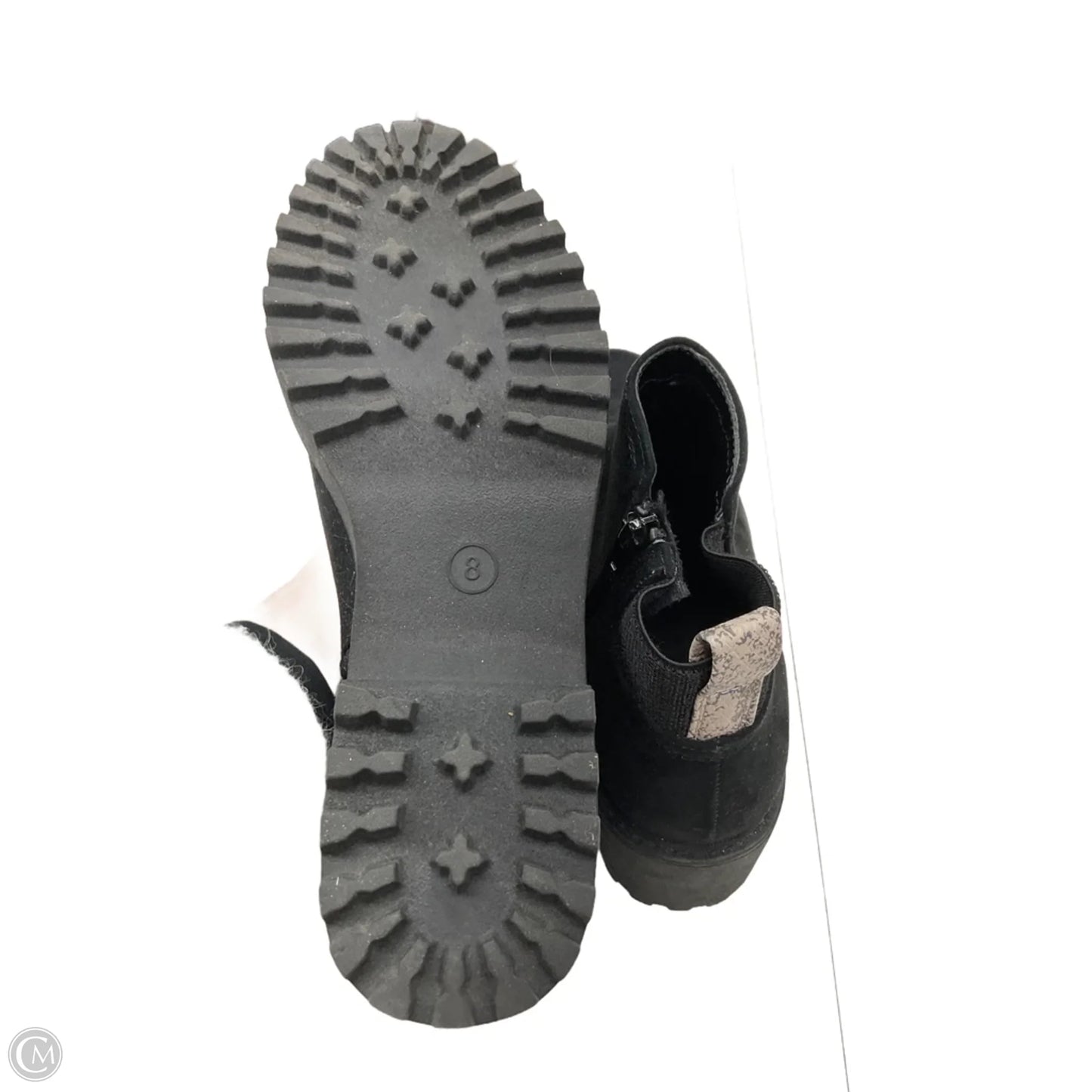 Boots Ankle Heels By Universal Thread In Black, Size: 8