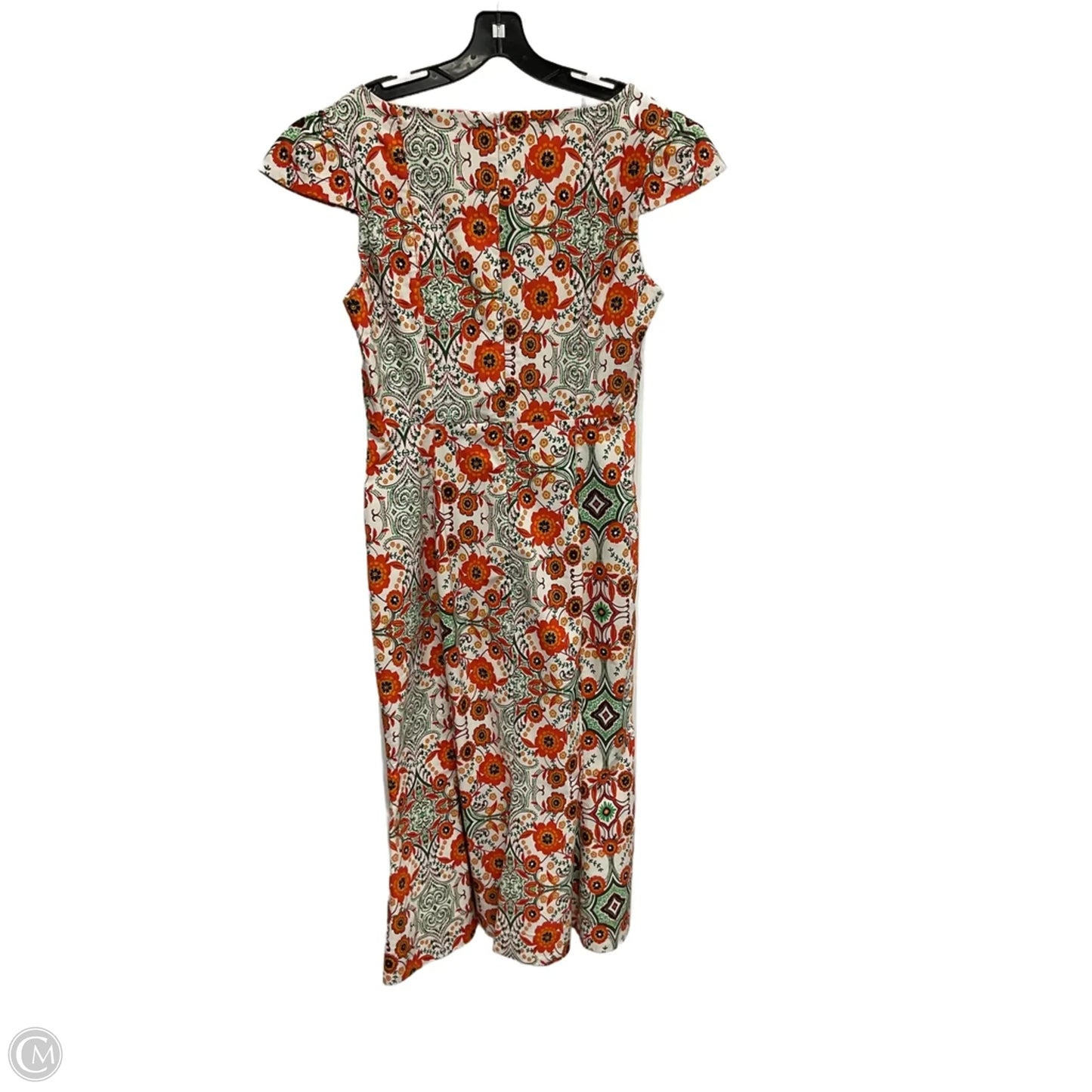 Dress Casual Midi By Anthropologie In Orange, Size: M
