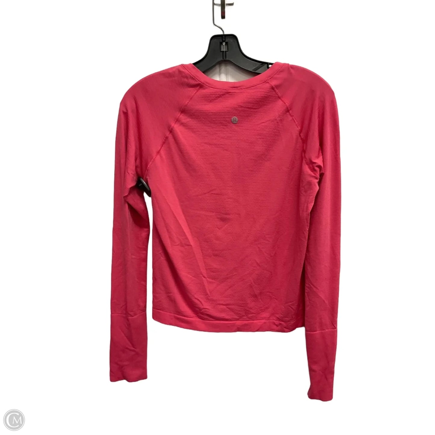 Athletic Top Long Sleeve Crewneck By Lululemon In Pink, Size: 10