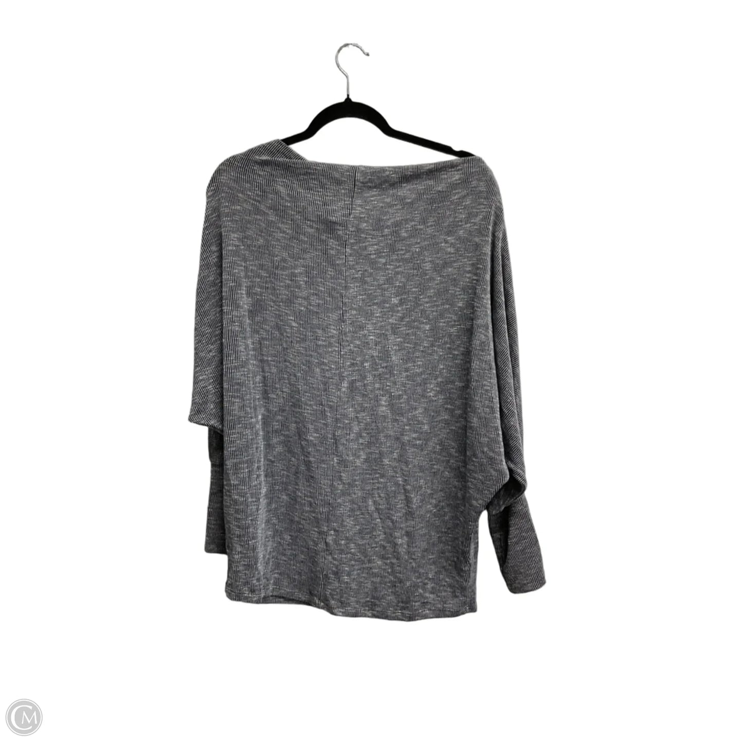 Top Long Sleeve By White Birch In Grey, Size: Xl