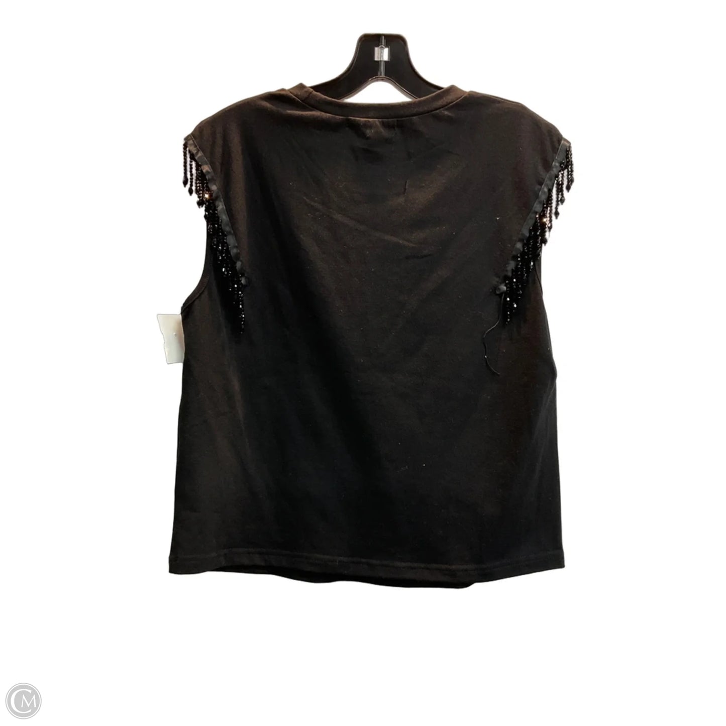 Top Sleeveless By Cmc In Black, Size: S
