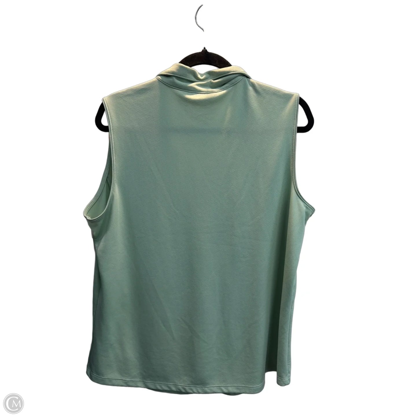 Top Sleeveless By Lady Hagen In Green, Size: Xxl