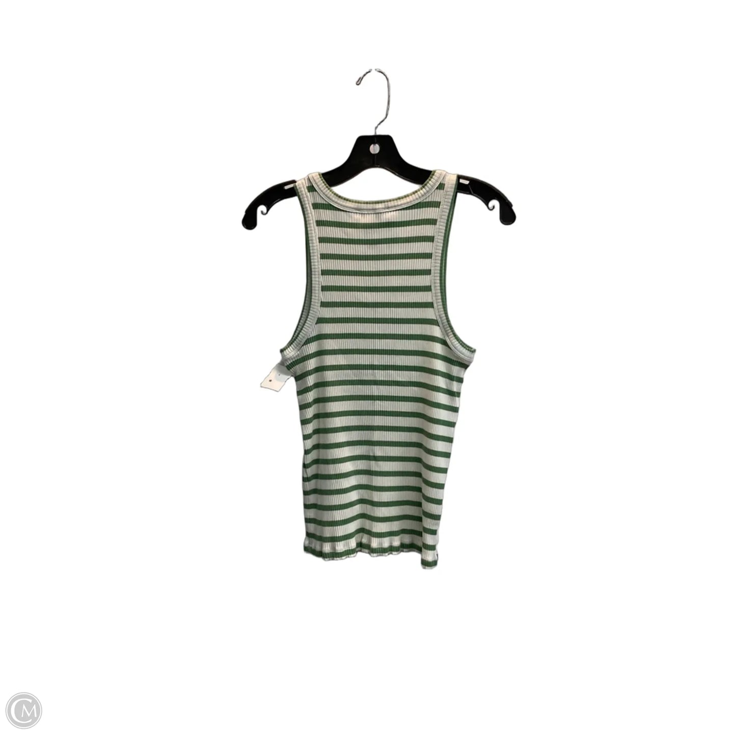 Top Sleeveless Basic By Ann Taylor In Striped Pattern, Size: L