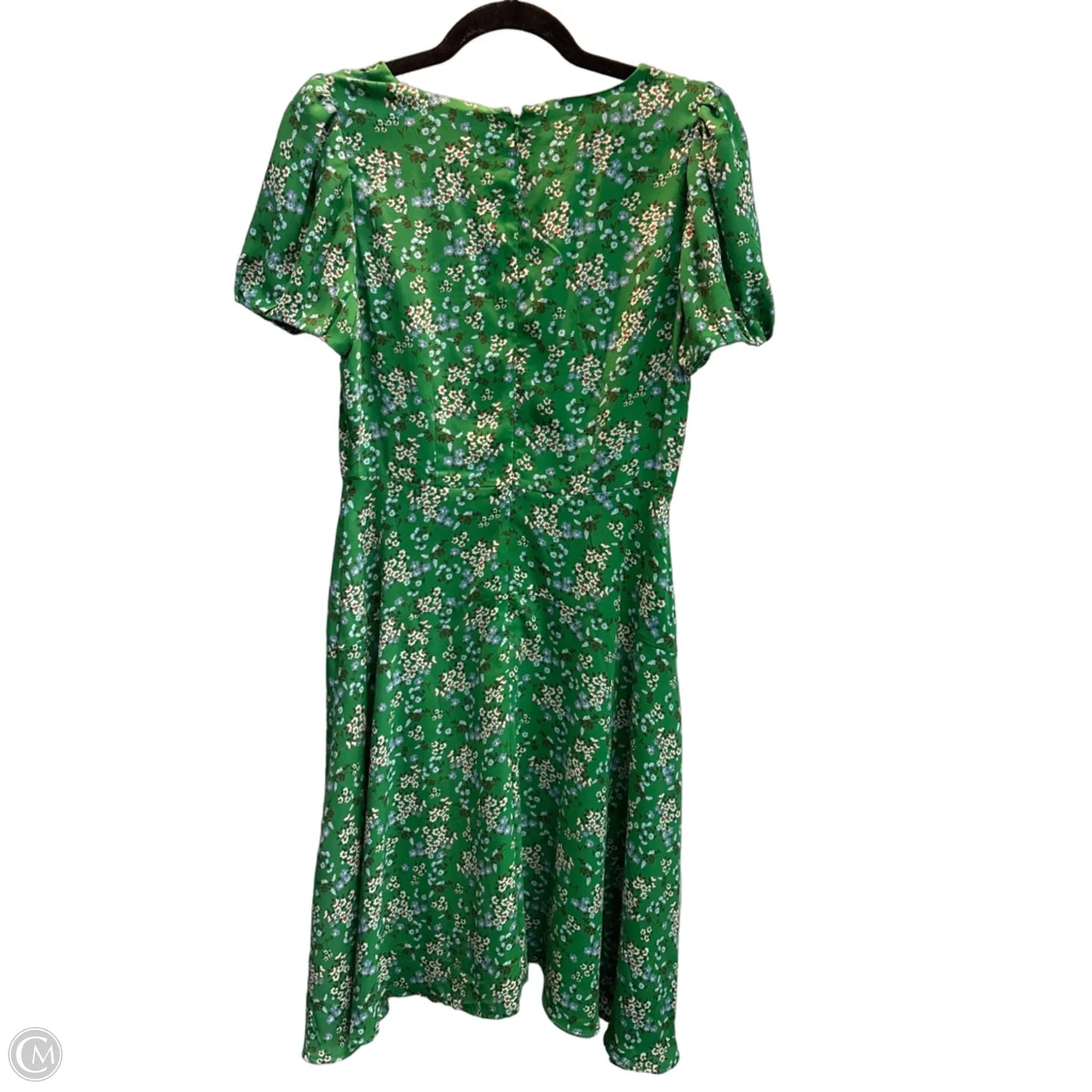 Dress Casual Midi By Loft In Green, Size: 4p