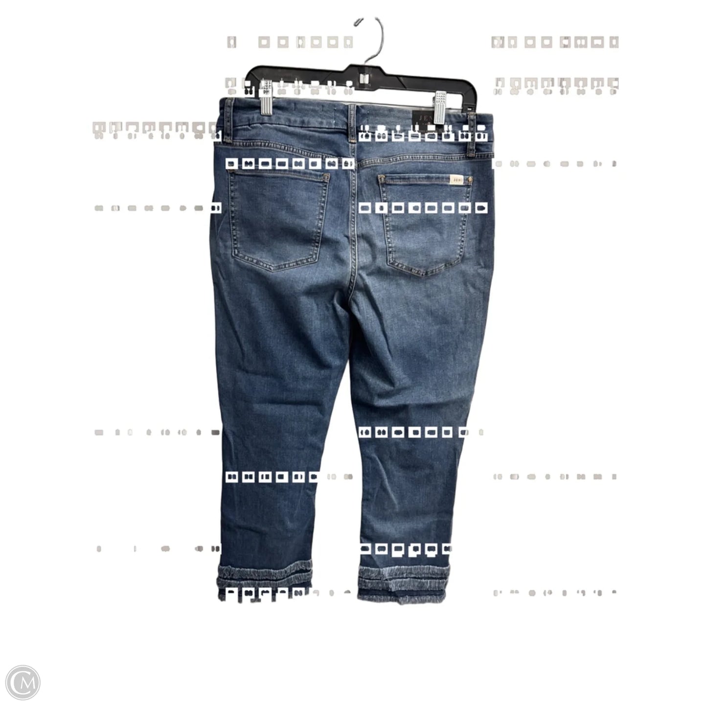 Jeans Straight By 7 For All Mankind In Blue Denim, Size: 12