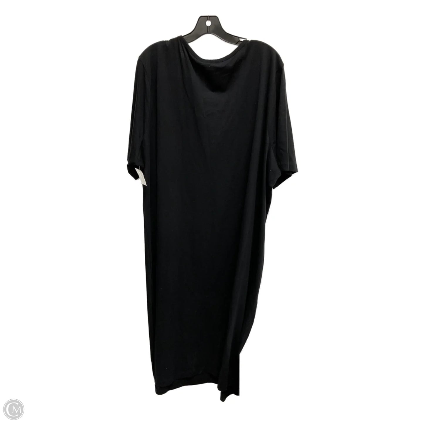 Dress Casual Midi By Clothes Mentor In Black, Size: 3x