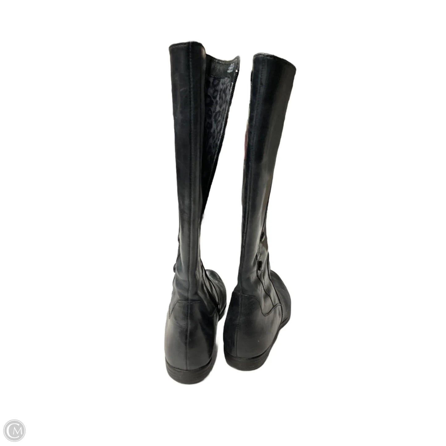 Boots Knee Flats By Born In Black, Size: 7.5