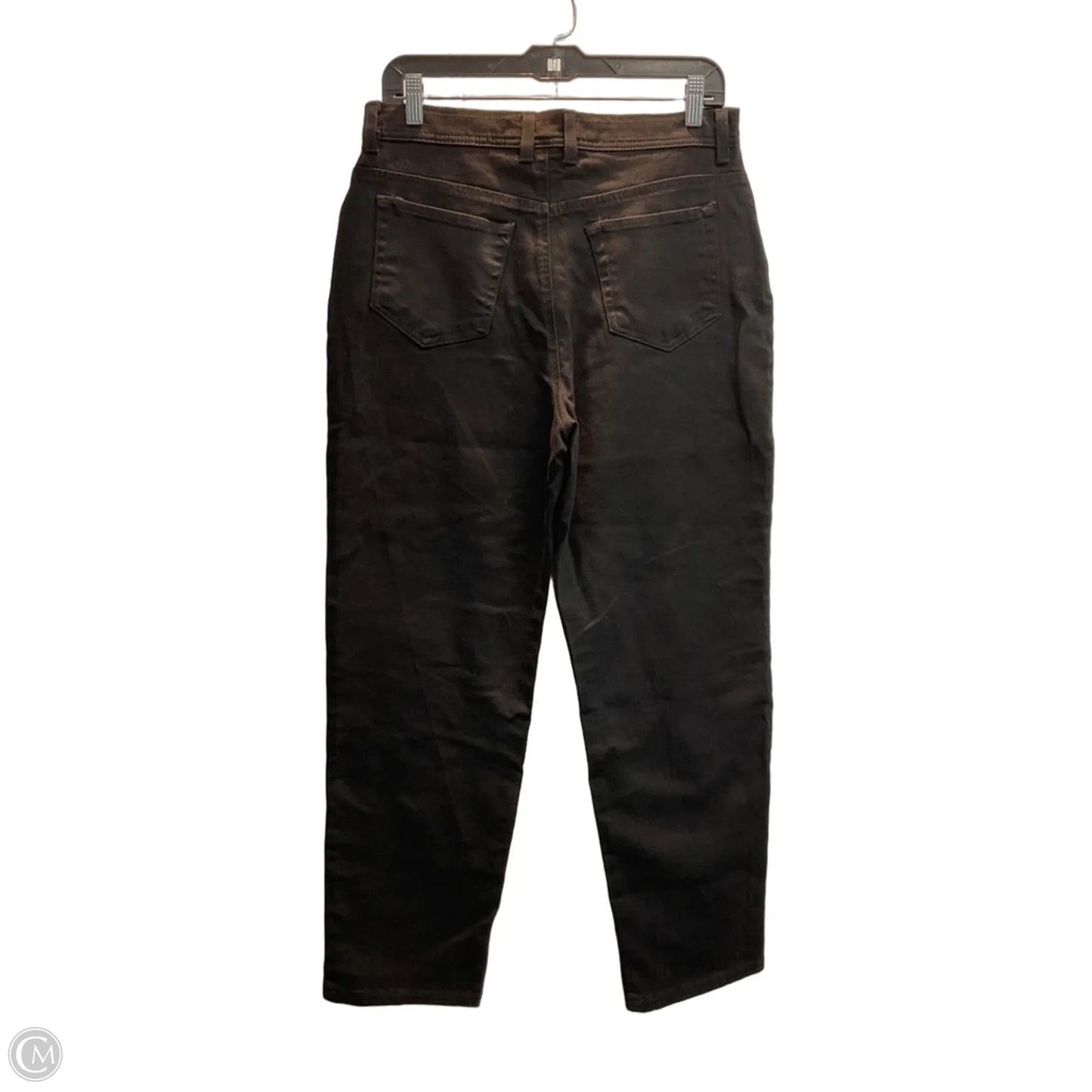 Jeans Straight By Gloria Vanderbilt In Black, Size: 14p
