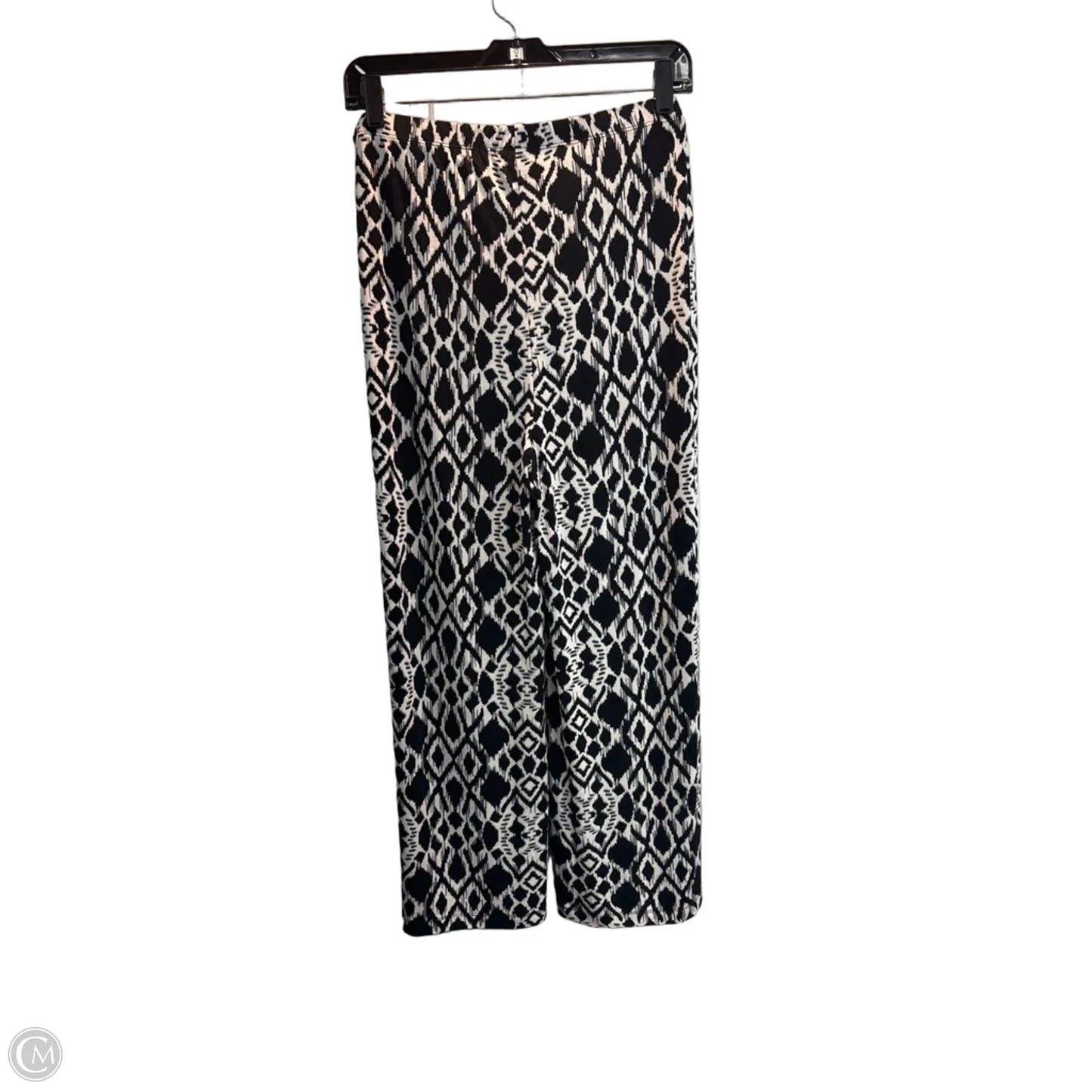 Capris By Chicos In Black & White, Size: L