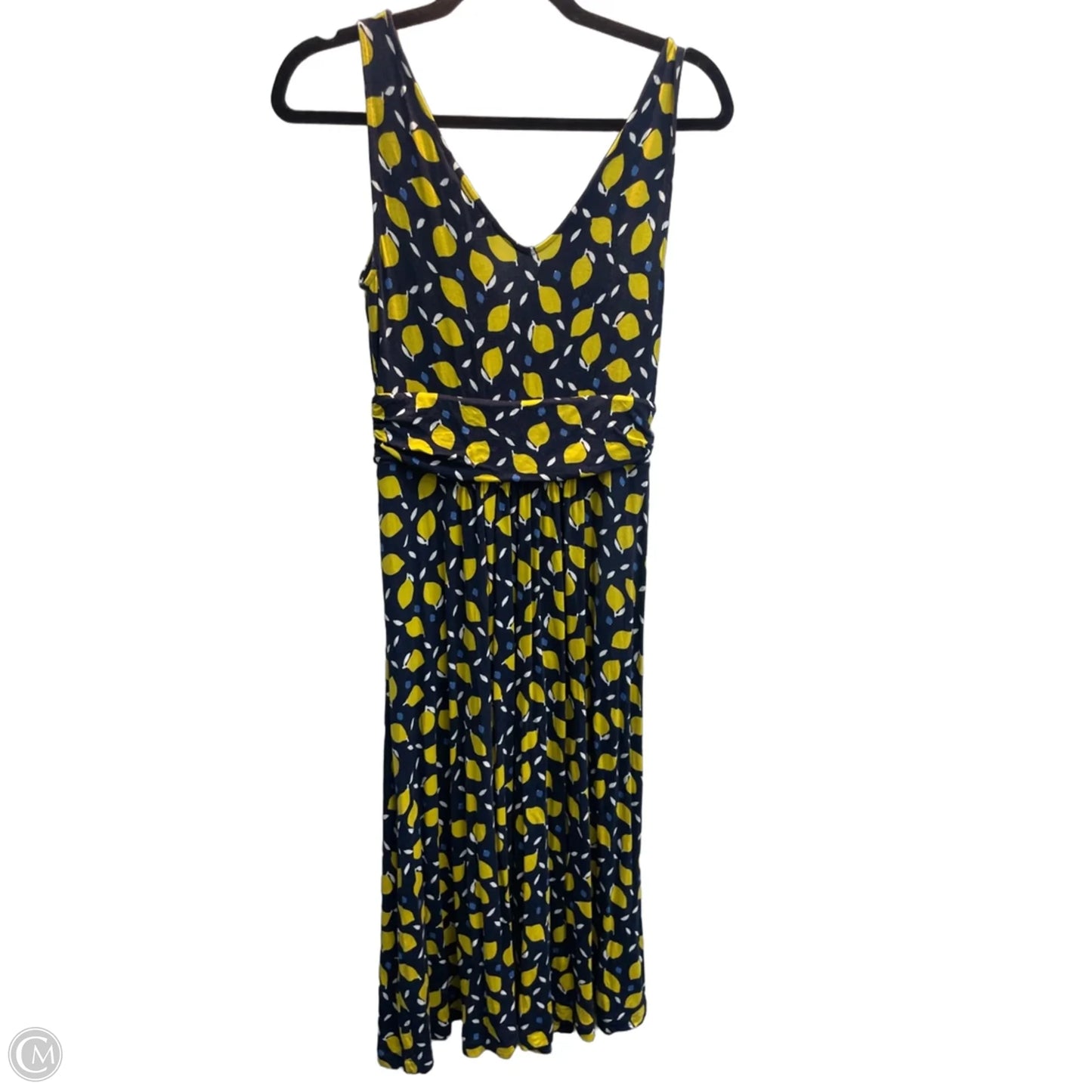 Dress Casual Short By Boden In Blue & Yellow, Size: S