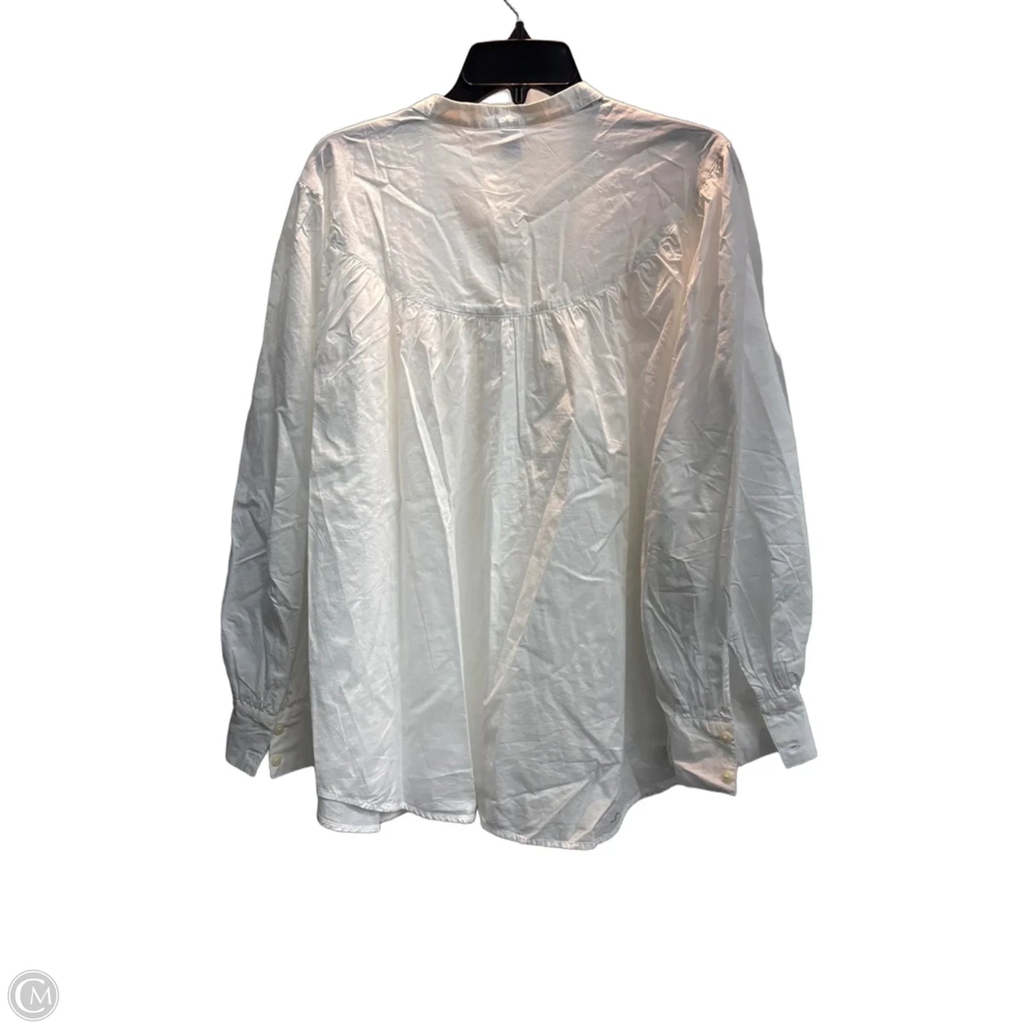 Top Long Sleeve By Old Navy In White, Size: 3x