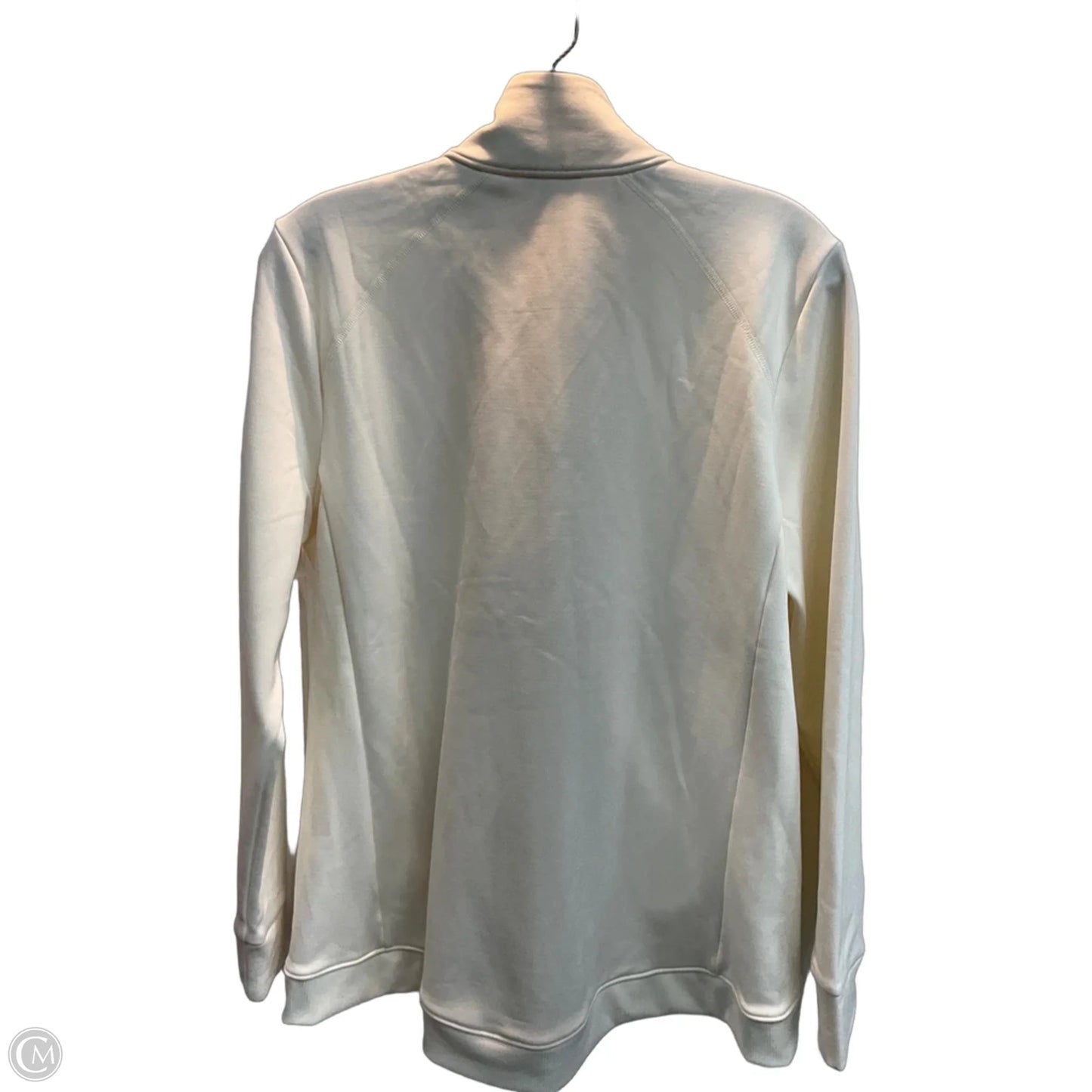 Athletic Jacket By Talbots In White, Size: L