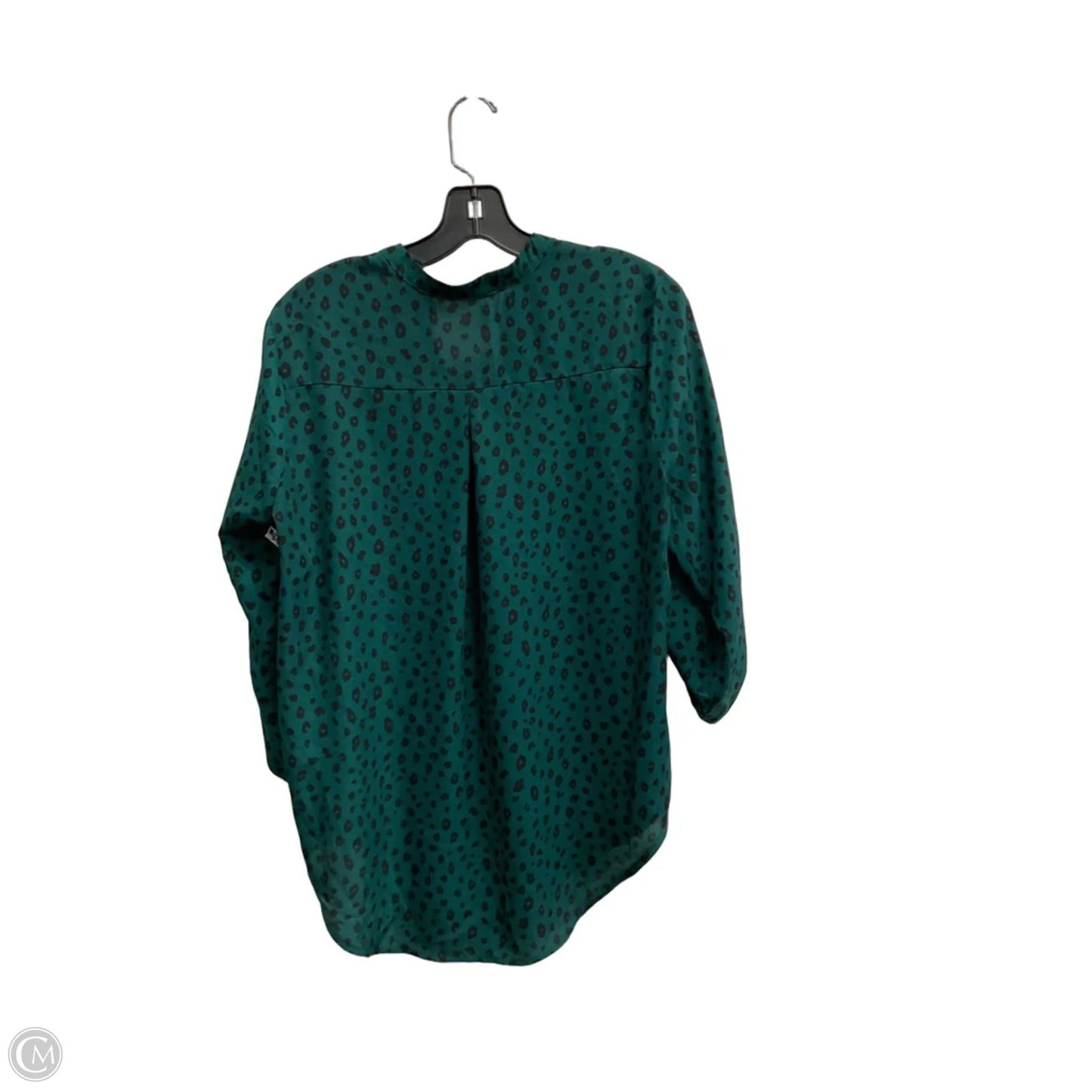 Blouse 3/4 Sleeve By Lush In Animal Print, Size: L
