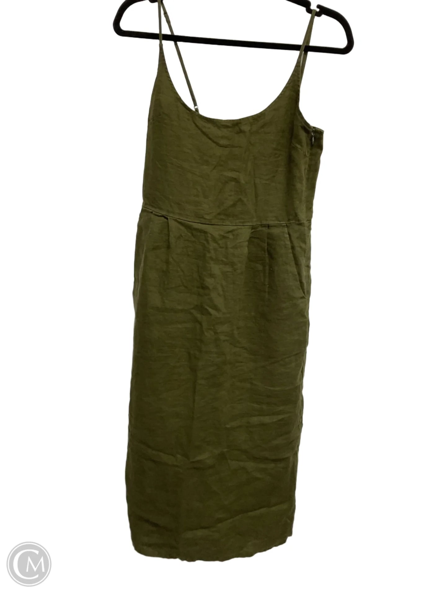 Dress Casual Midi By Quinn In Green, Size: S