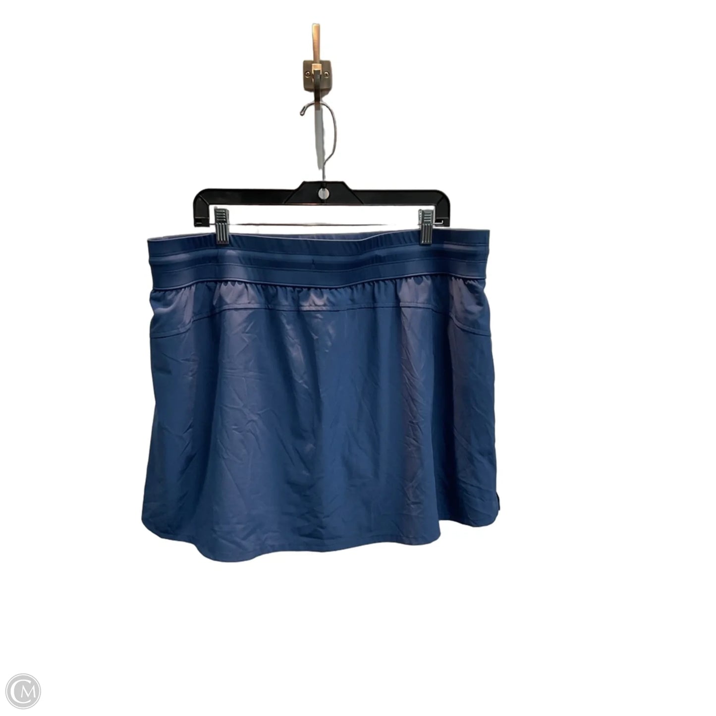 Athletic Skort By Xersion In Blue, Size: 3x