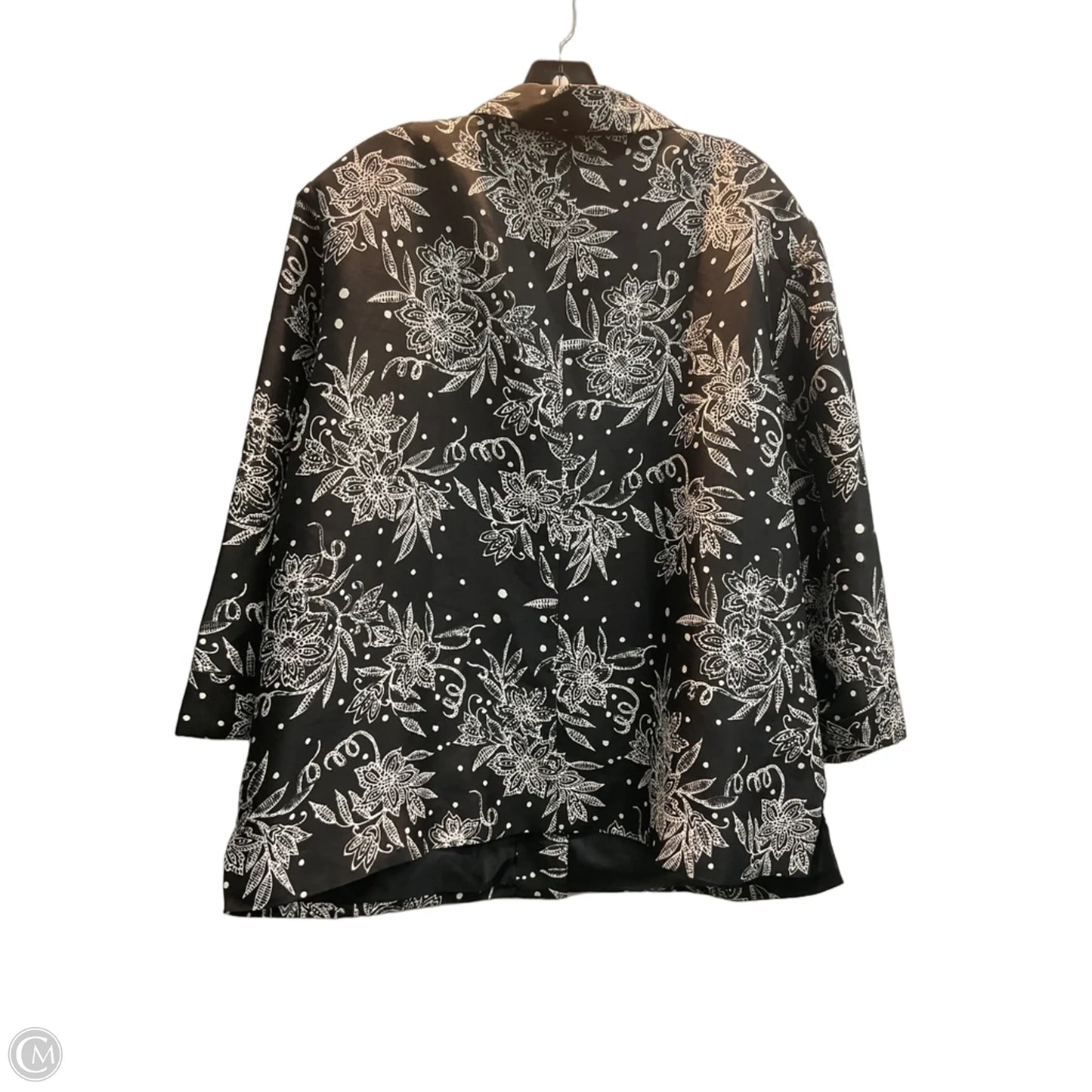 Jacket Shirt By Silkland In Black, Size: 2x