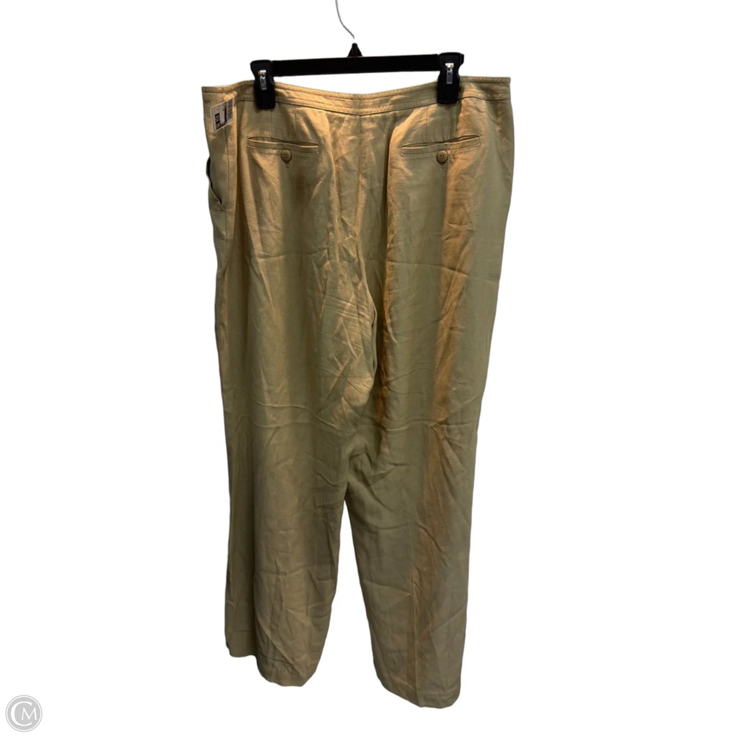 Pants Linen By Talbots In Tan, Size: 14