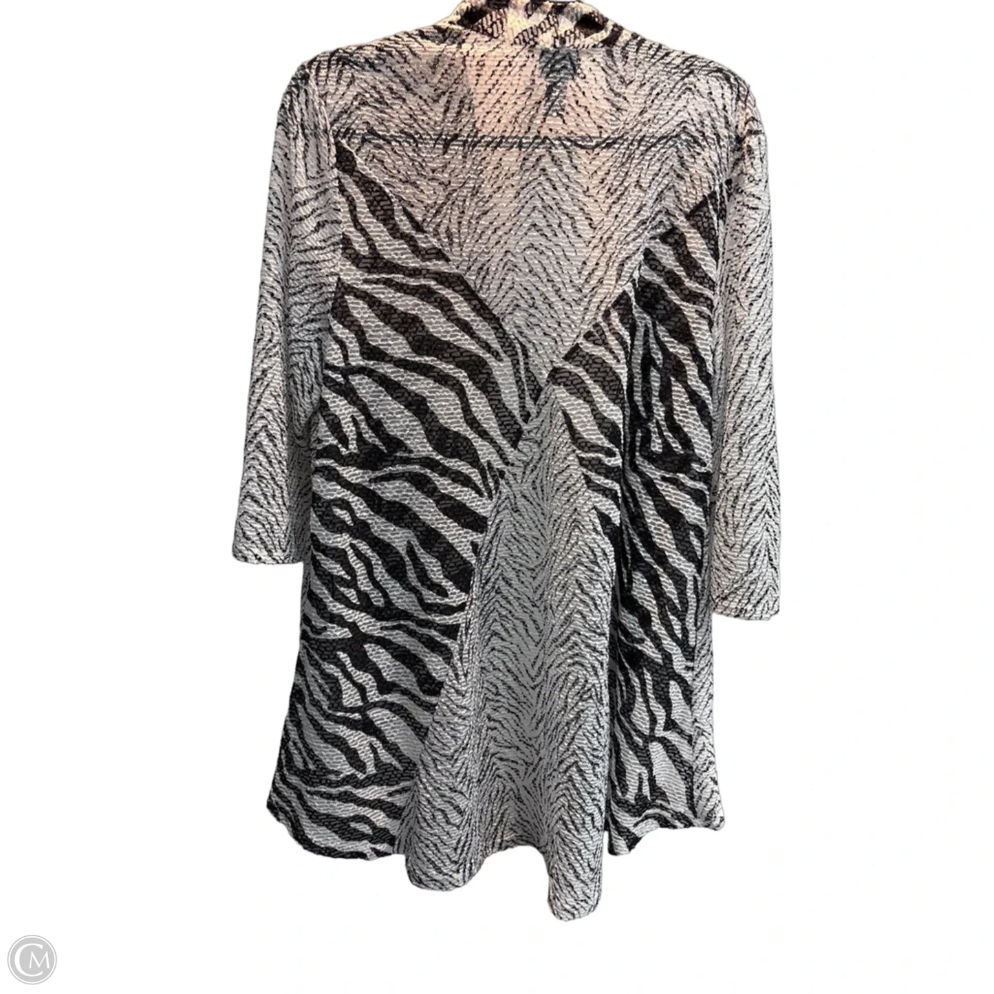 Cardigan By Chicos In Animal Print, Size: 2