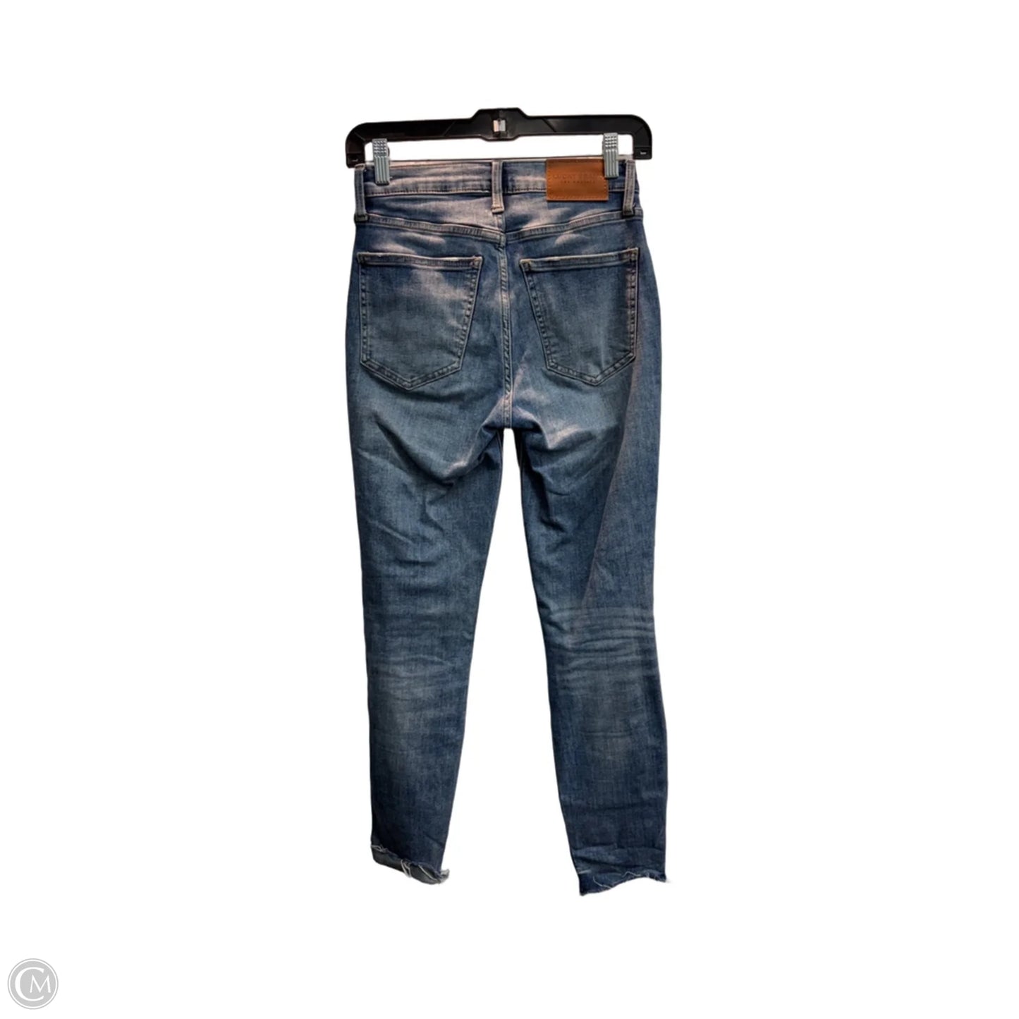 Jeans Skinny By Lucky Brand In Blue, Size: 0