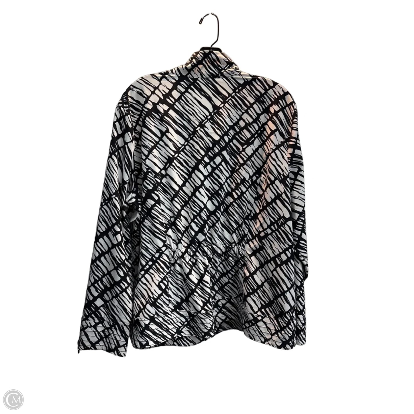 Jacket Shirt By Chicos In Animal Print, Size: Xl