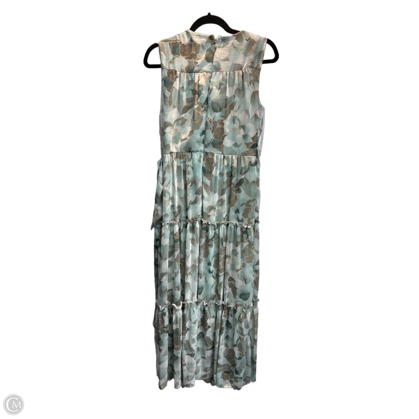 Dress Casual Maxi By Calvin Klein In Aqua, Size: 8