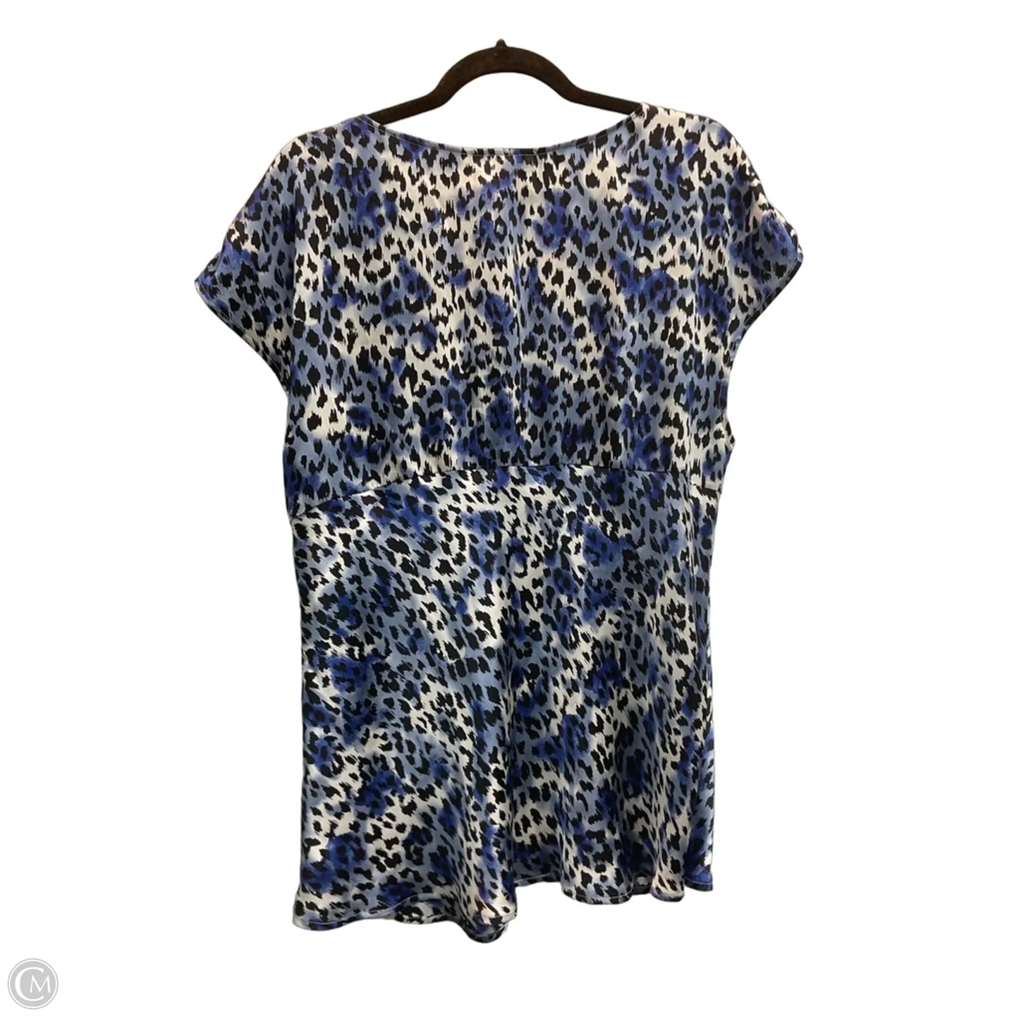 Top Short Sleeve By Alfani In Animal Print, Size: 16