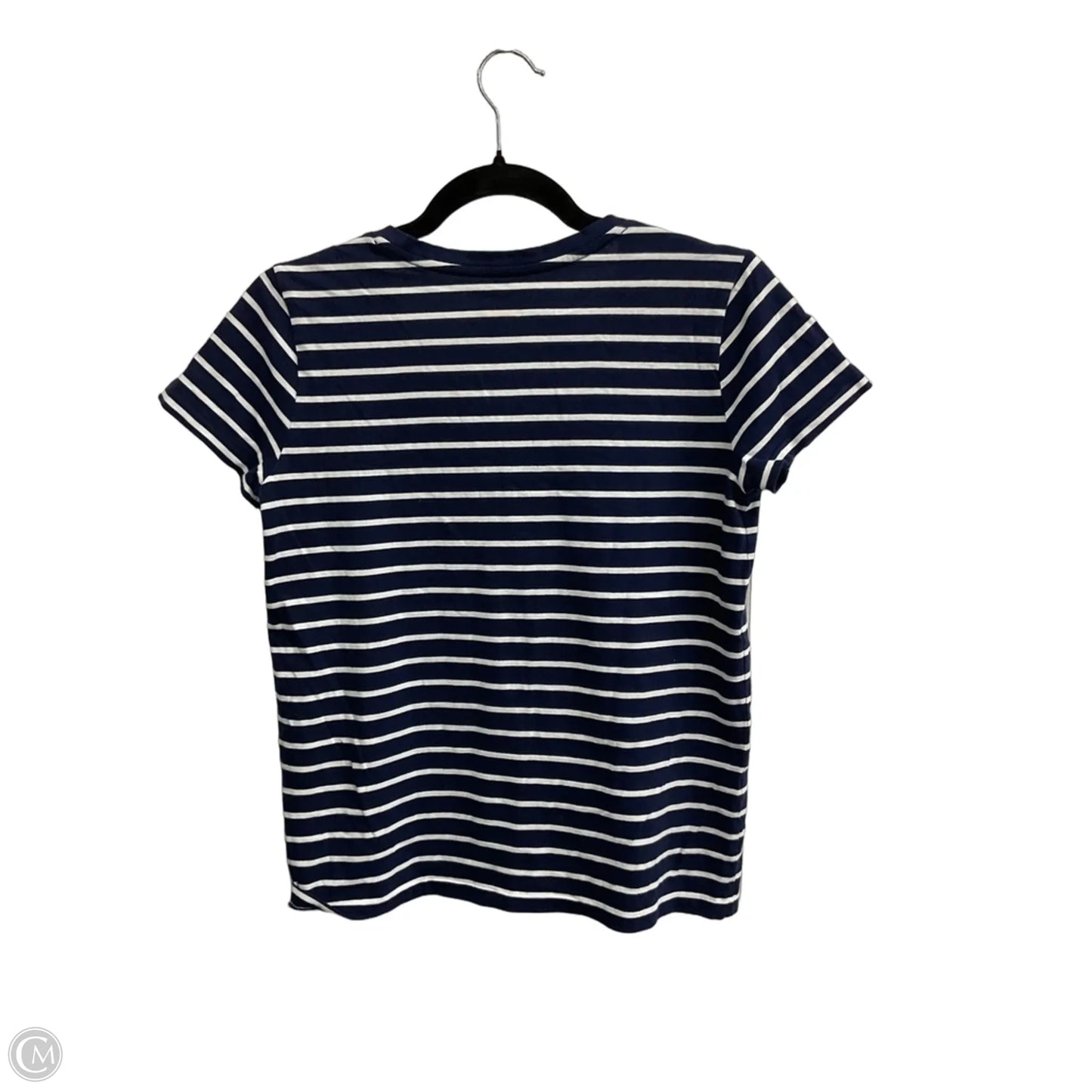 Top Short Sleeve Basic By Polo Ralph Lauren In Striped Pattern, Size: S