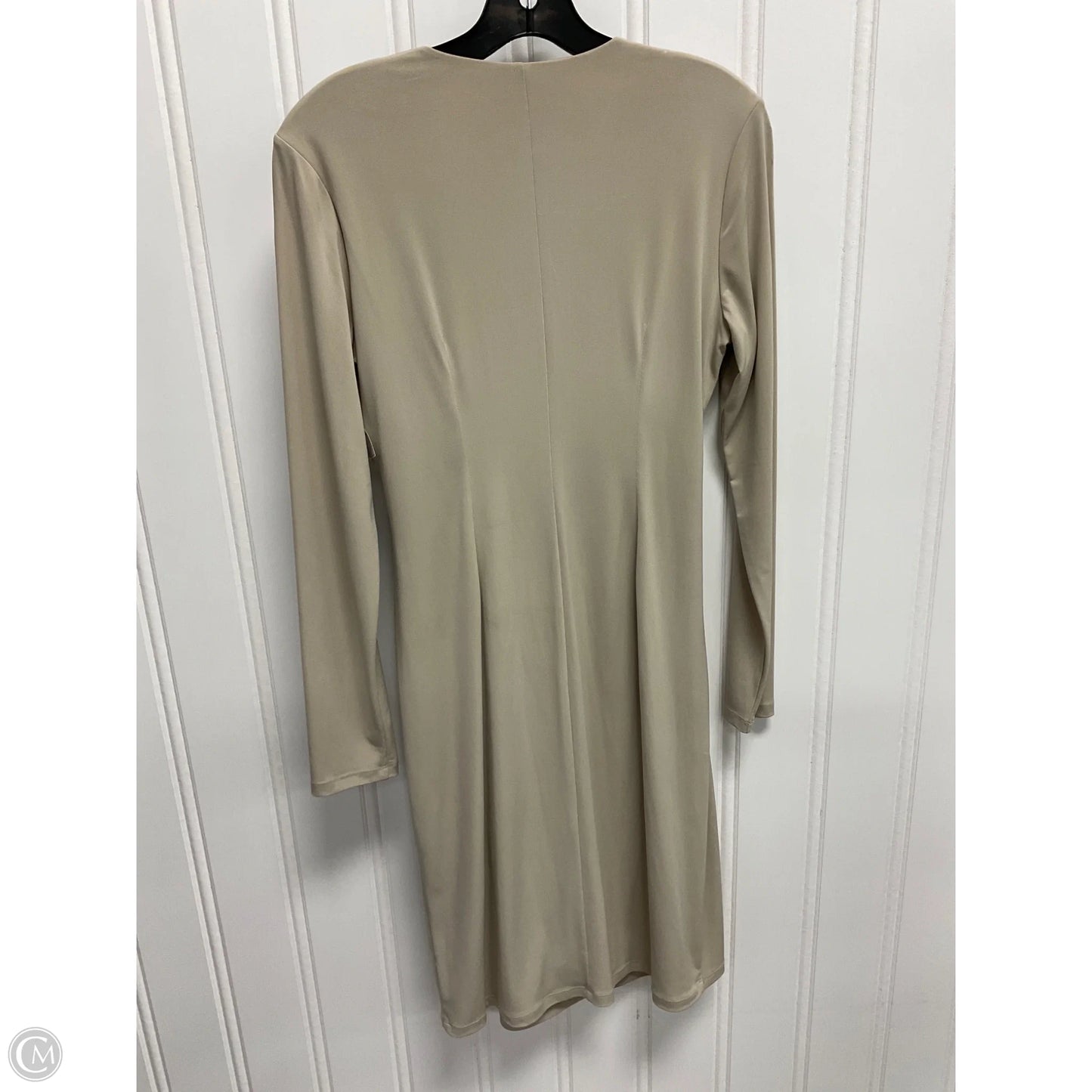 Dress Casual Midi By Chaps In Tan, Size: S